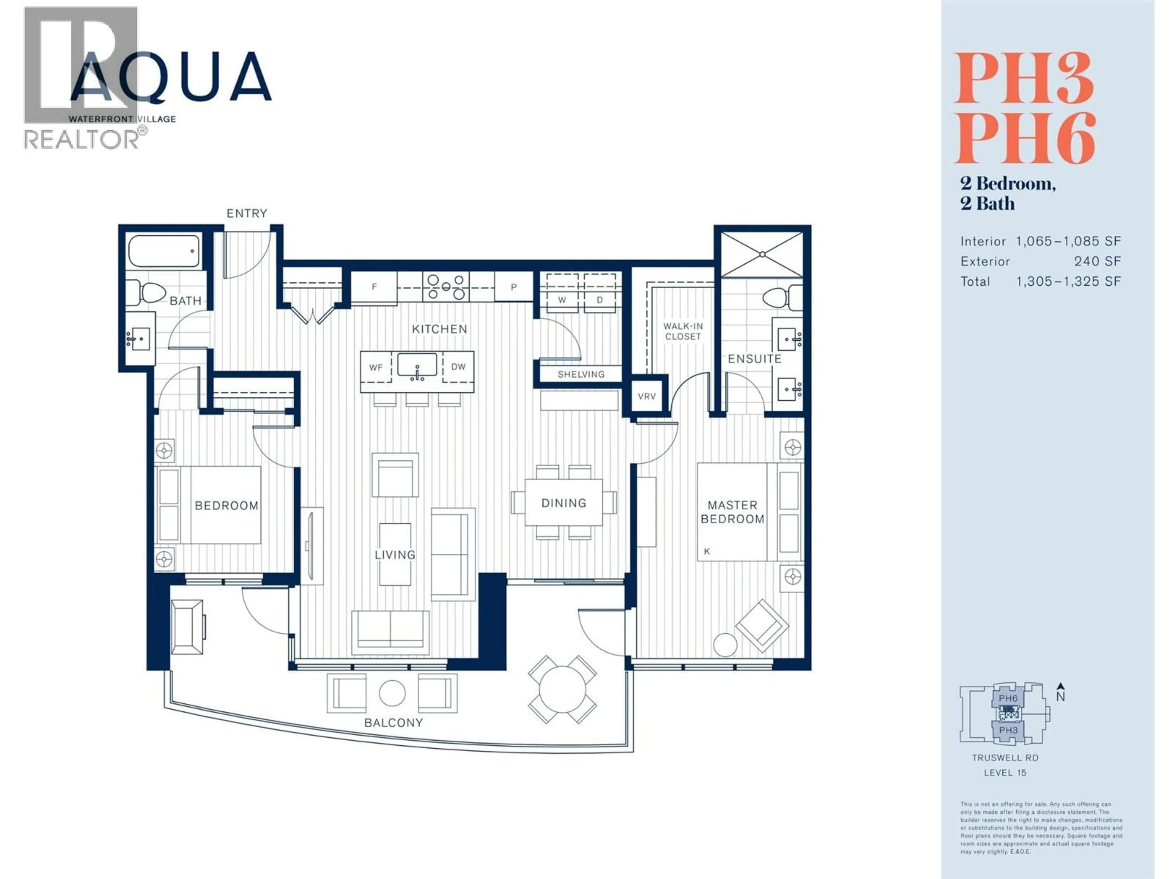 Floor plan for PH6 - 3699 CAPOZZI ROAD, Kelowna British Columbia V1W3L2