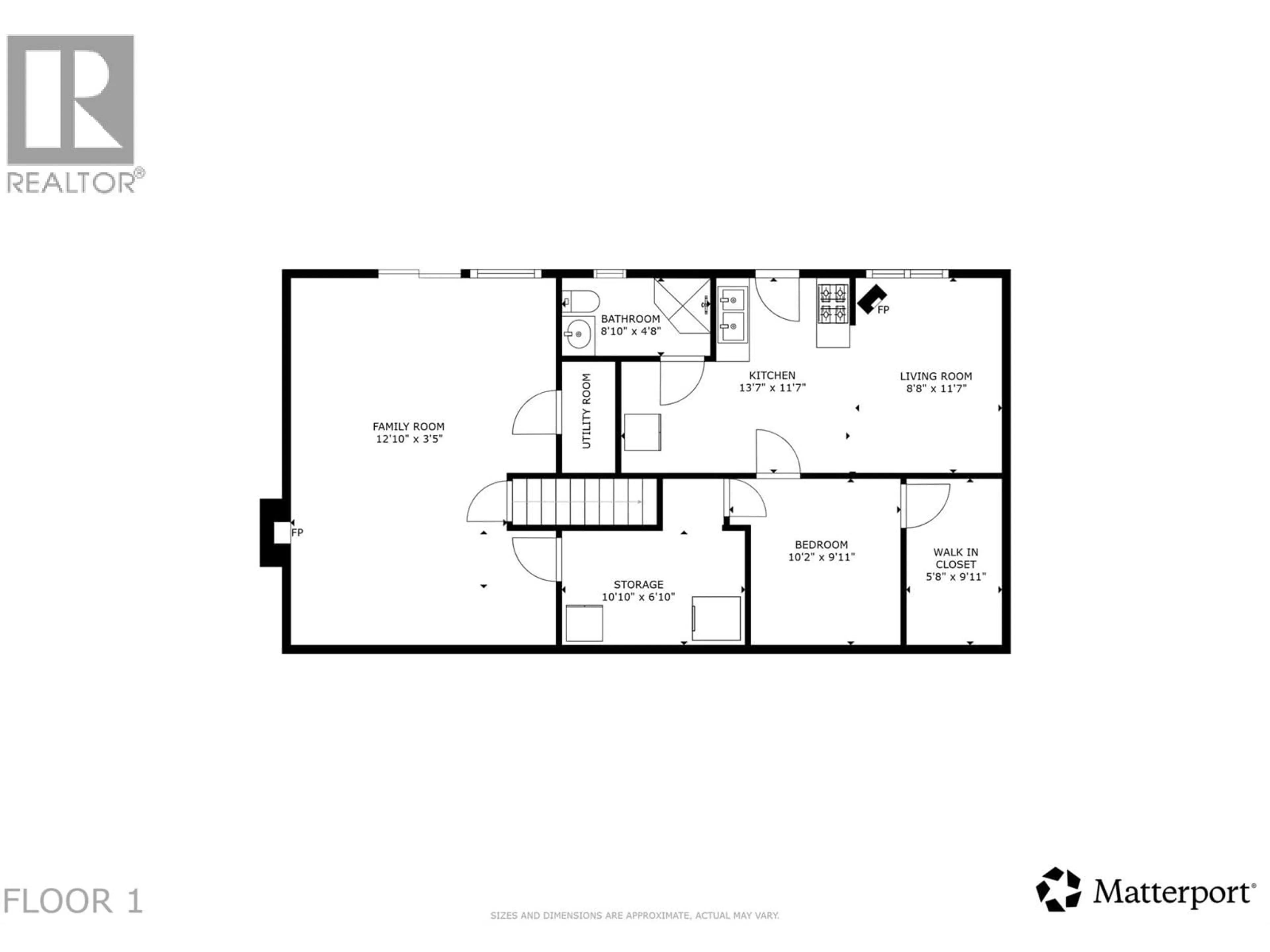 Floor plan for 1330 GEEN ROAD, Kelowna British Columbia V1X4K4