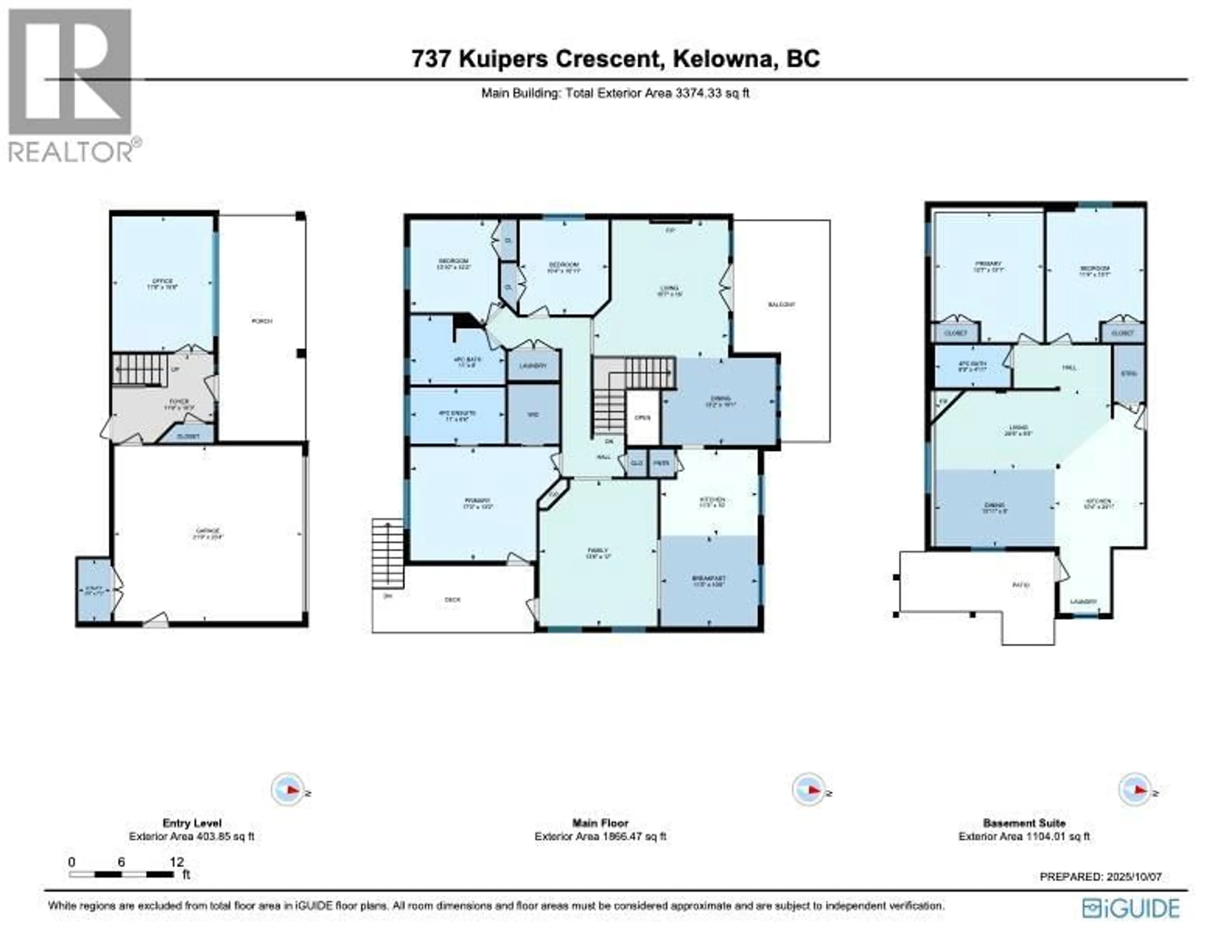 Floor plan for 737 KUIPERS CRESCENT, Kelowna British Columbia V1W5H4