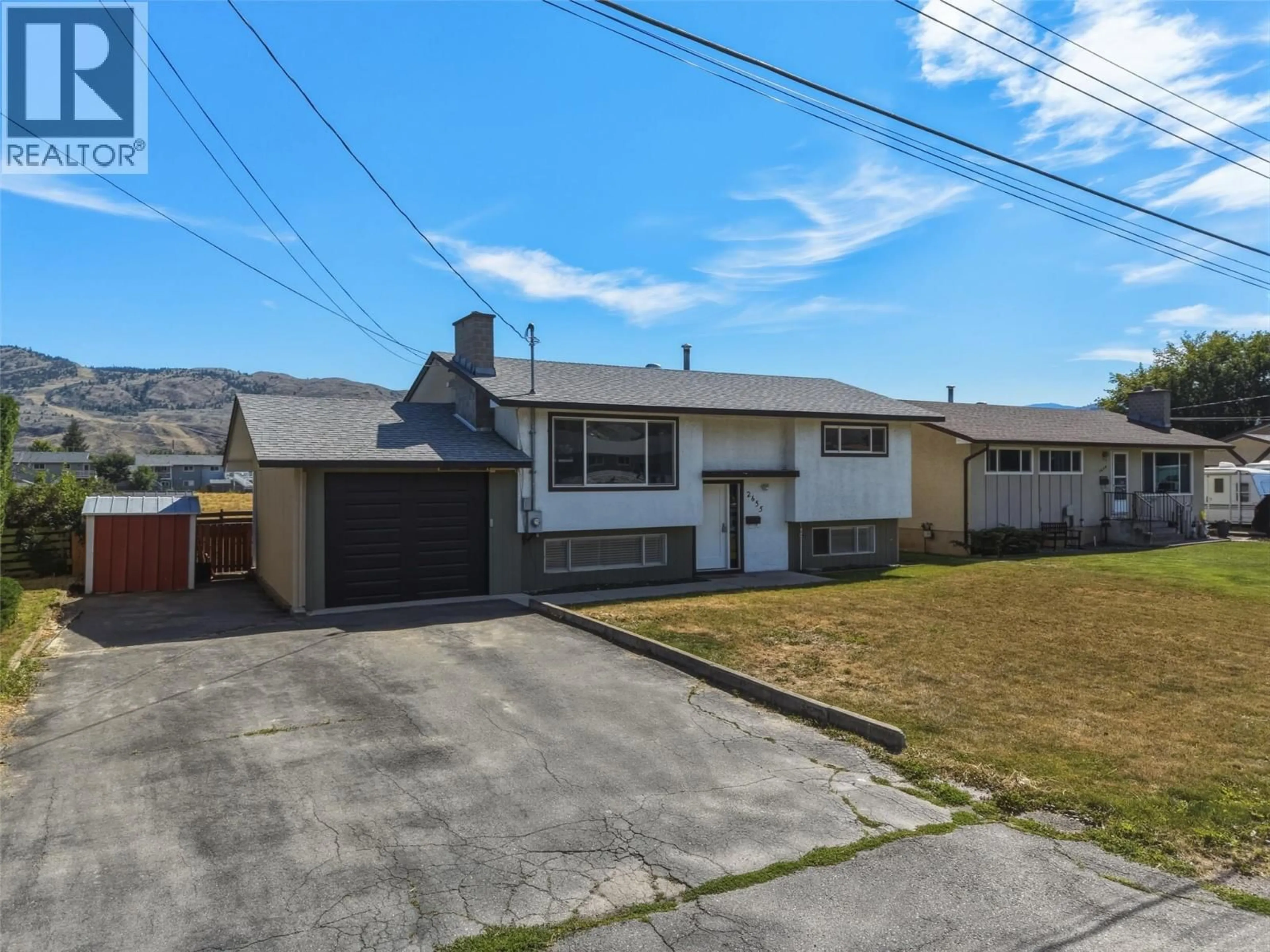 A pic from outside/outdoor area/front of a property/back of a property/a pic from drone, street for 2655 ARGYLE AVENUE, Kamloops British Columbia V2B4T6