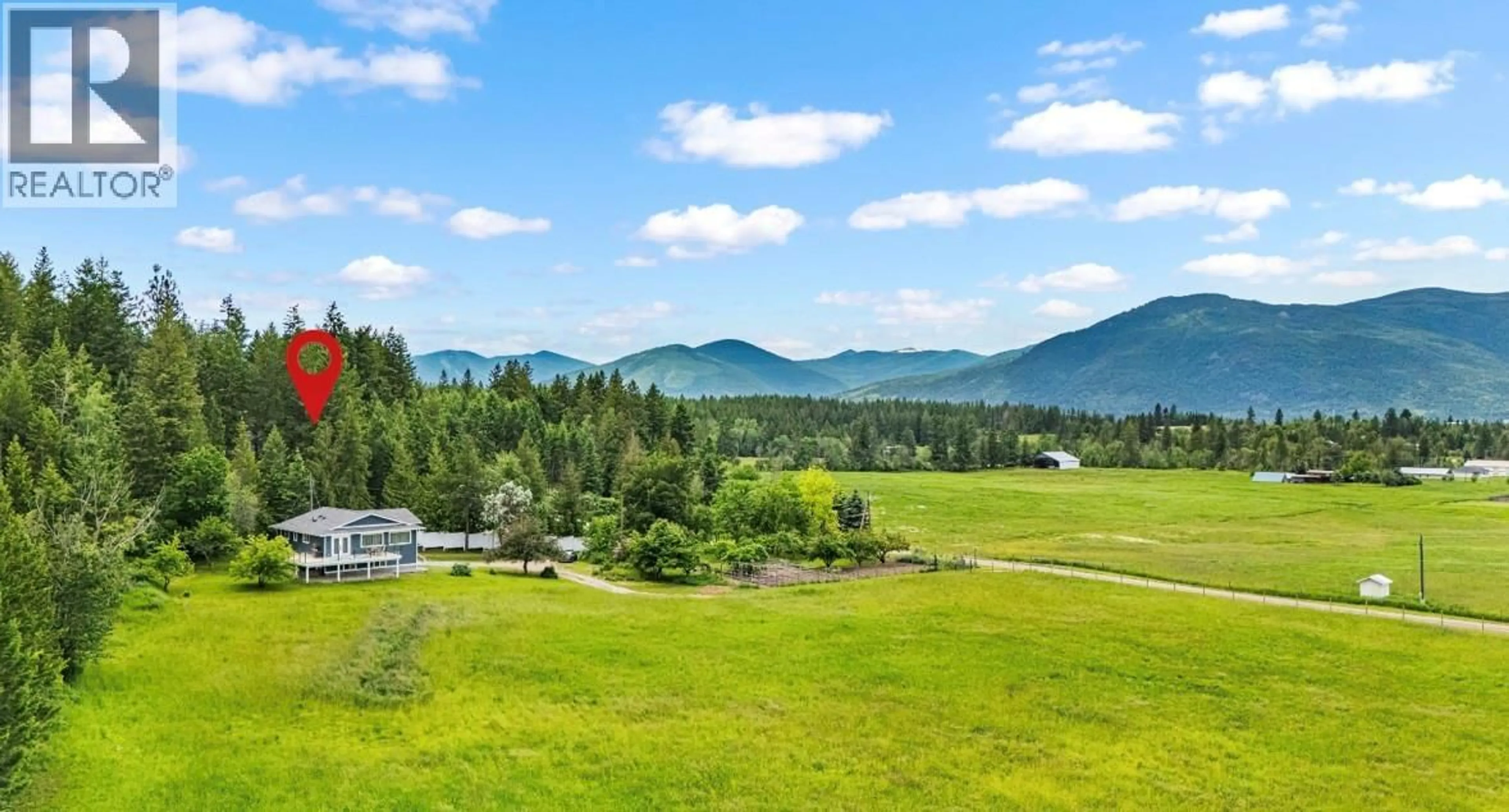 A pic from outside/outdoor area/front of a property/back of a property/a pic from drone, mountain view for 3726 PHILLIPS ROAD, Lister British Columbia V0B1G2