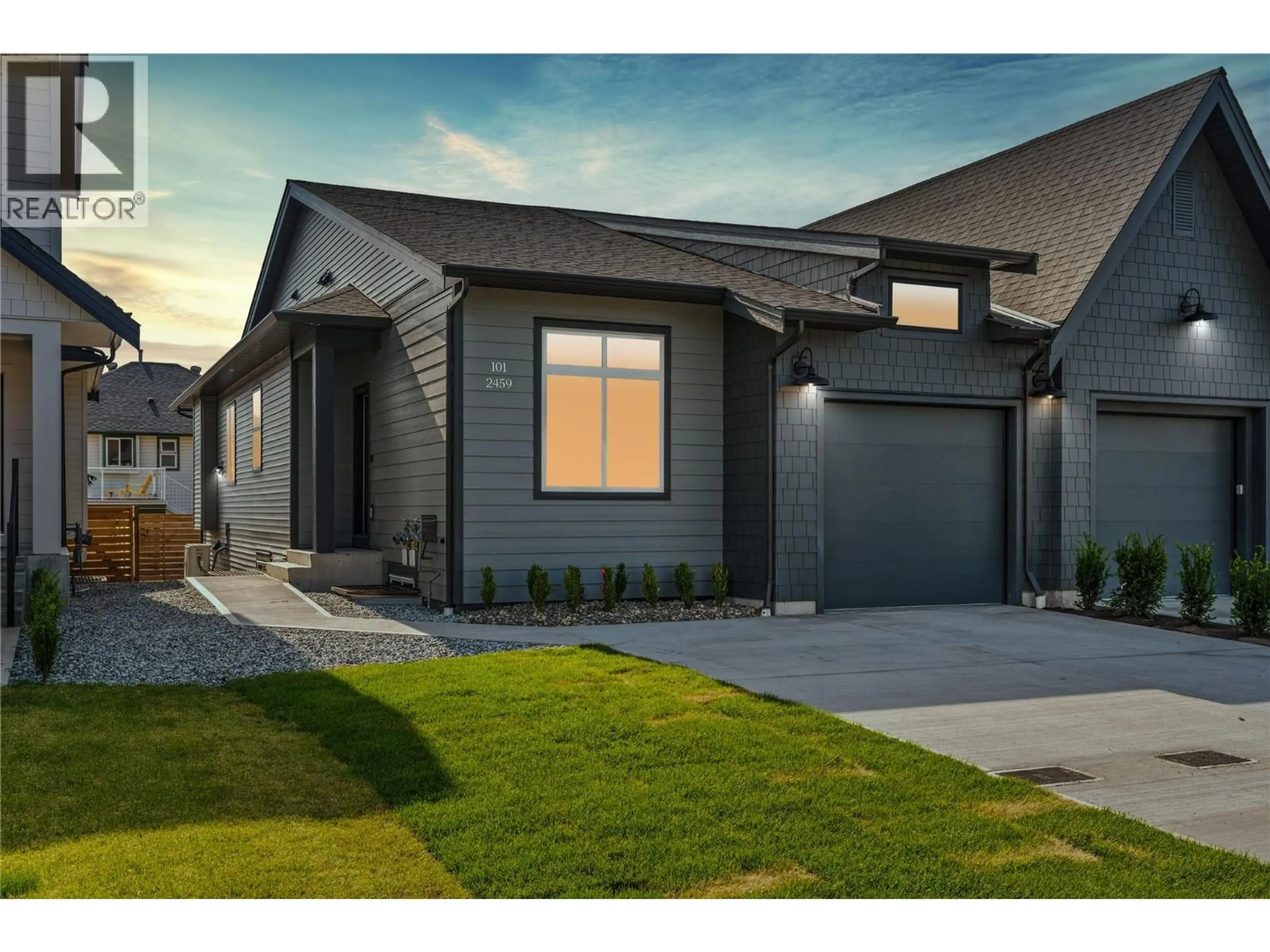 Home with brick exterior material, street for 101 - 2459 BRADLEY DRIVE, Armstrong British Columbia V4Y0Y4