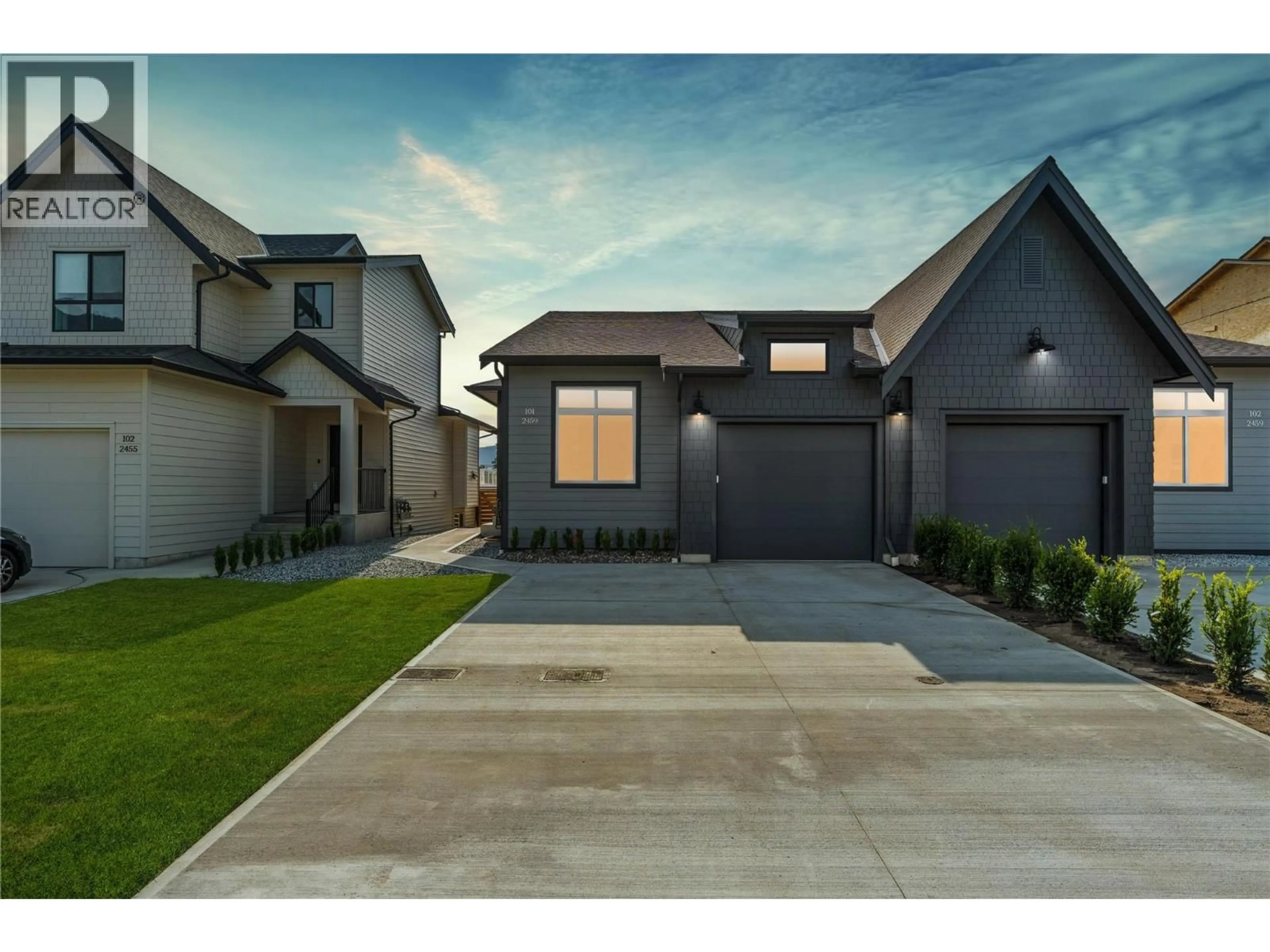 Home with brick exterior material, street for 101 - 2459 BRADLEY DRIVE, Armstrong British Columbia V4Y0Y4