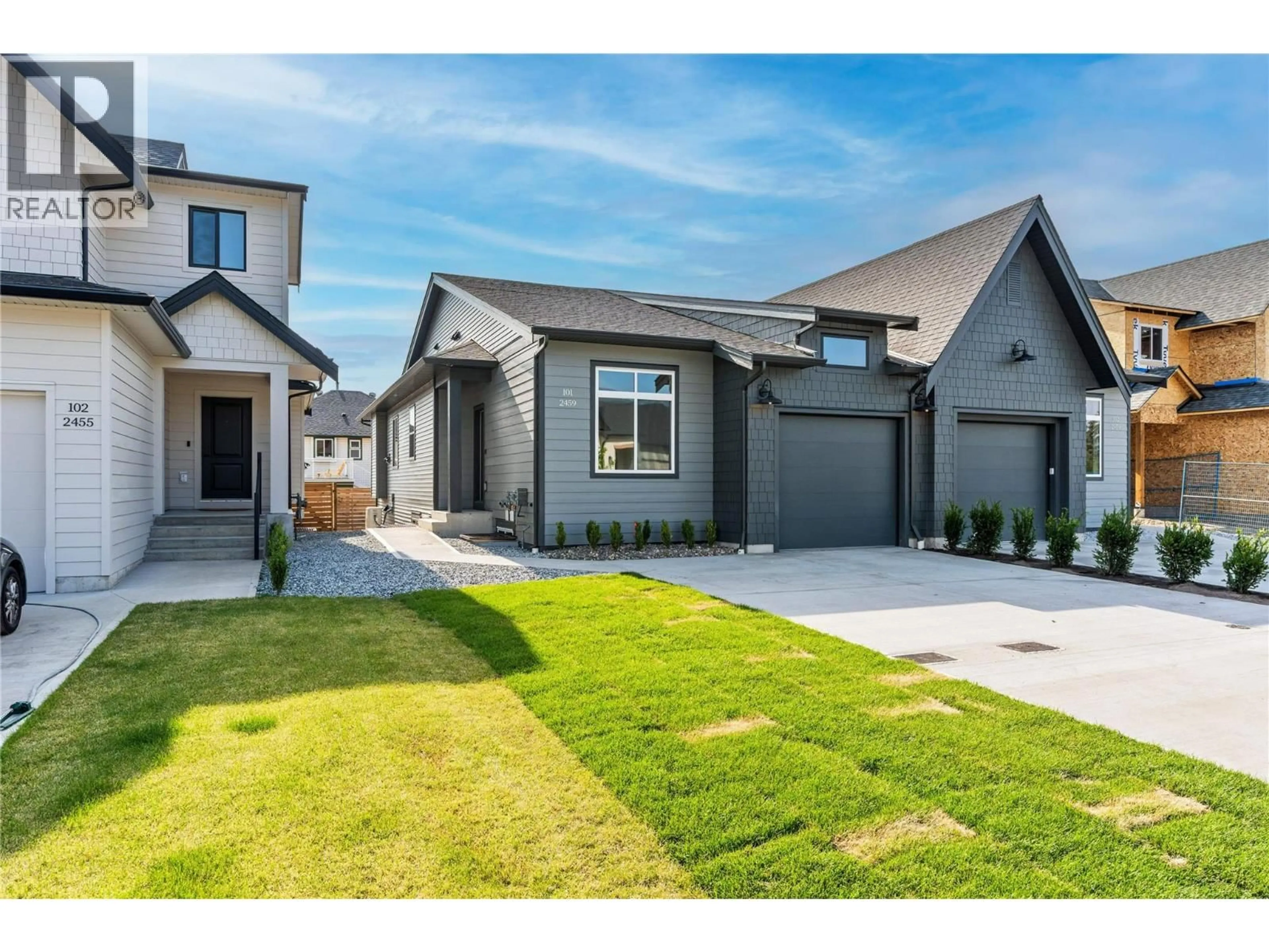 Home with brick exterior material, street for 101 - 2459 BRADLEY DRIVE, Armstrong British Columbia V4Y0Y4