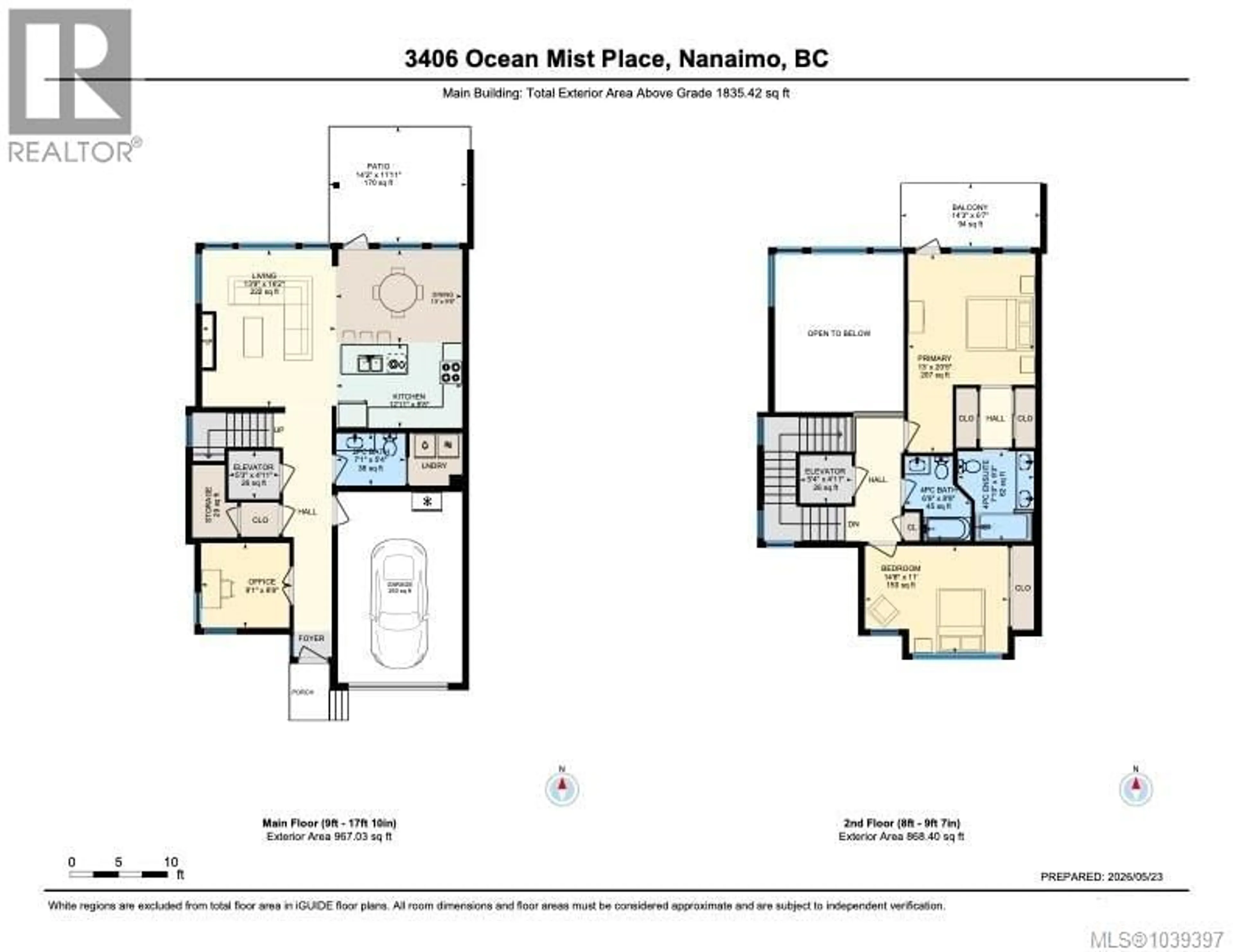 Floor plan for 3406 OCEAN MIST PLACE, Nanaimo British Columbia V9T0E7