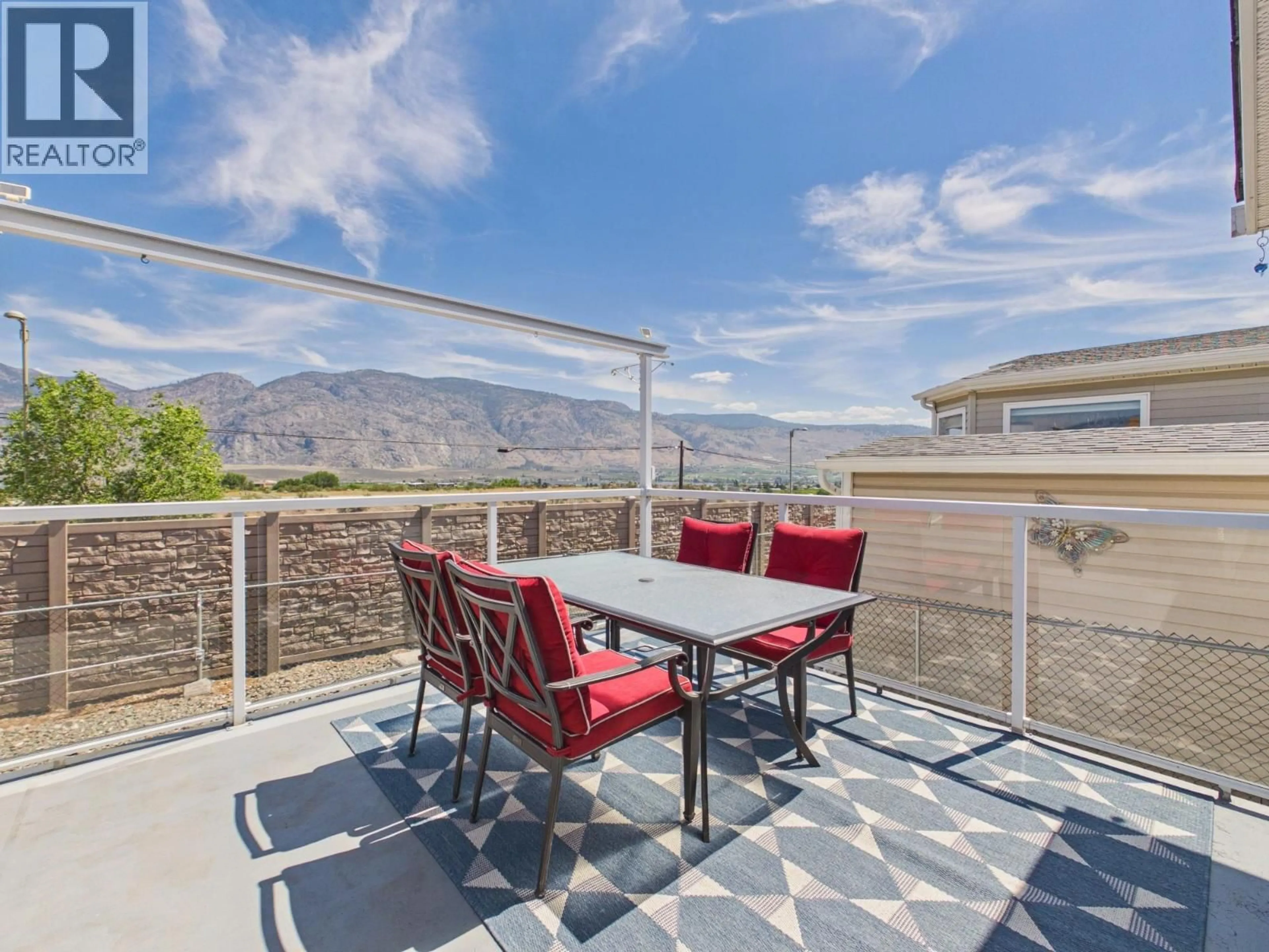 Patio, mountain view for 30 - 9410 115TH STREET, Osoyoos British Columbia V0H1V5