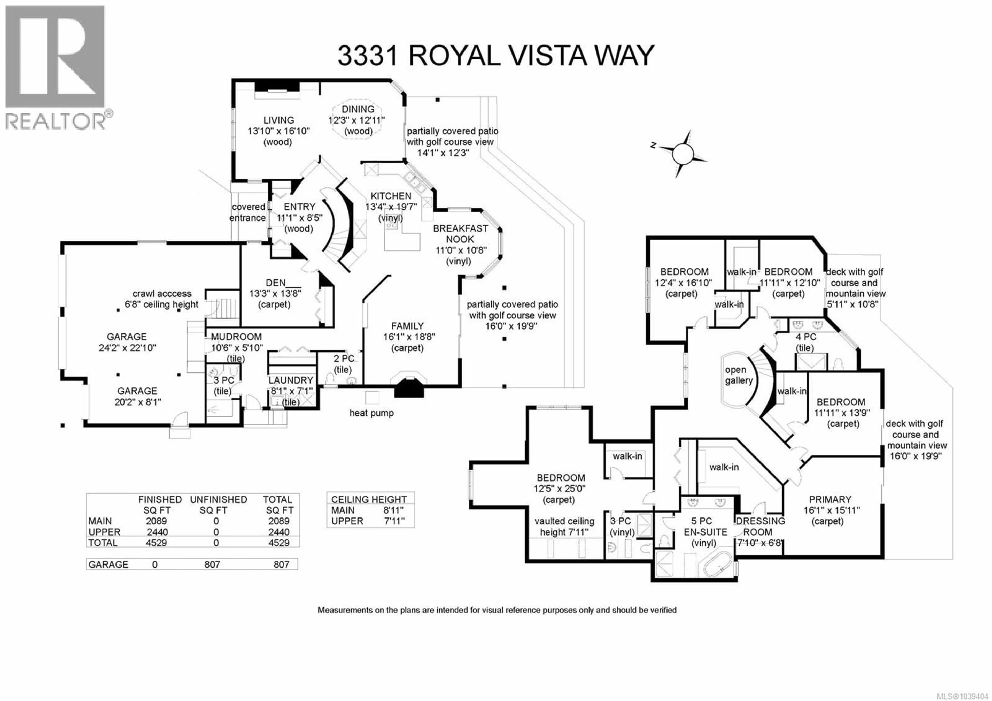 Floor plan for 3331 ROYAL VISTA WAY, Courtenay British Columbia V9N9X6