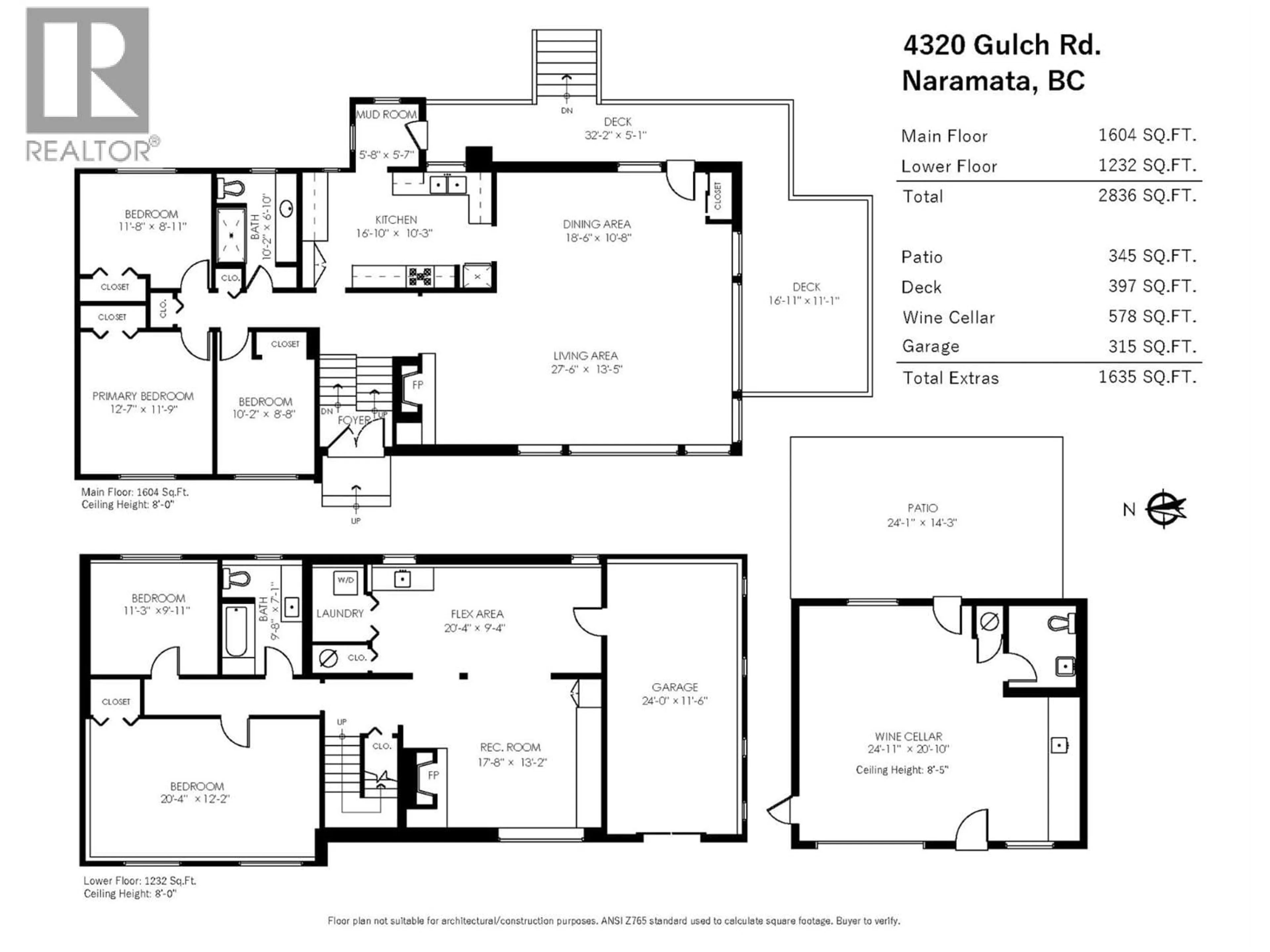 Floor plan for 4320 GULCH ROAD, Naramata British Columbia V0H1N0