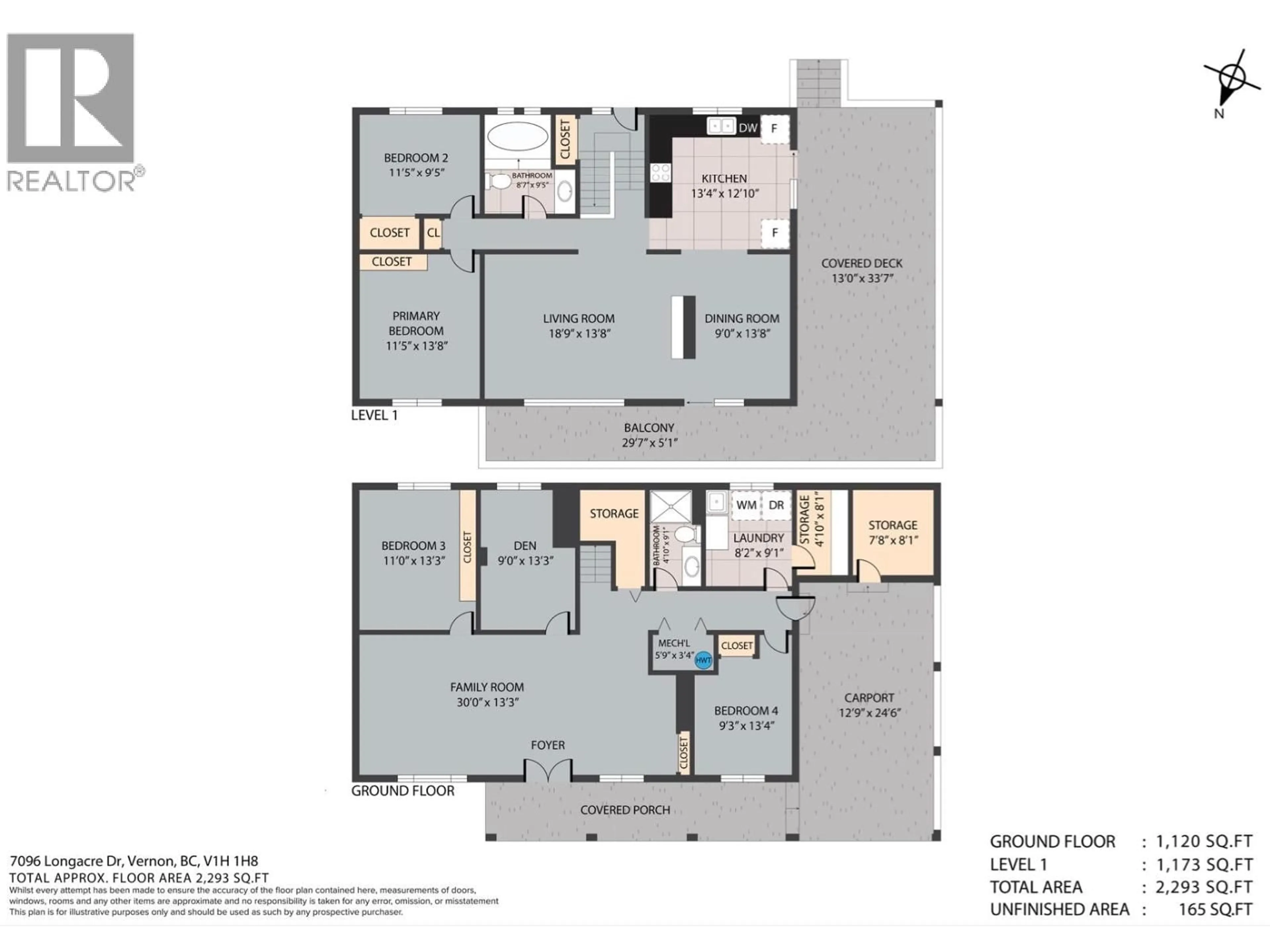 Floor plan for 7096 LONGACRE DRIVE, Vernon British Columbia V1H1H8