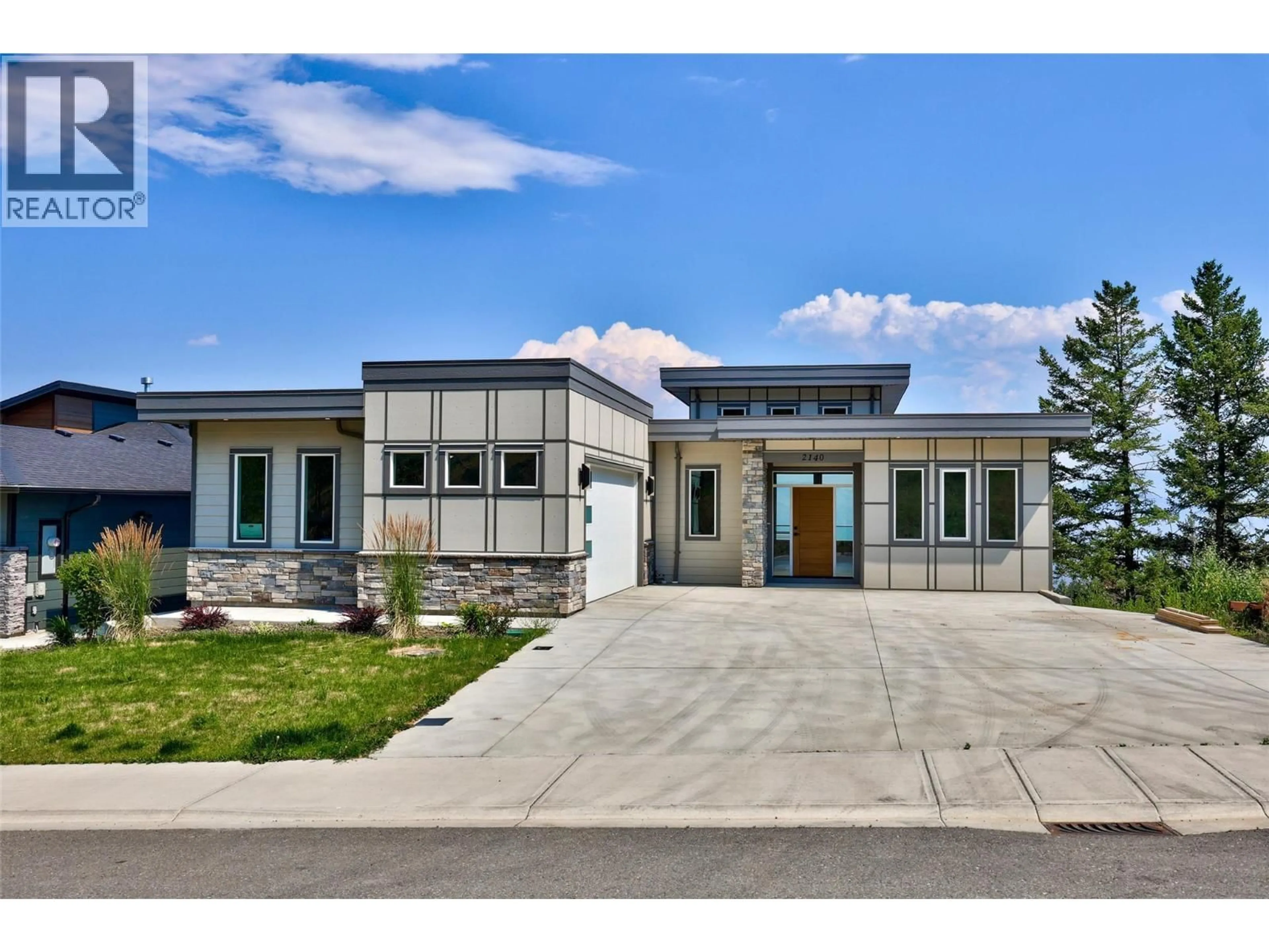 Home with brick exterior material, street for 2140 LINFIELD DRIVE, Kamloops British Columbia V1S0G3