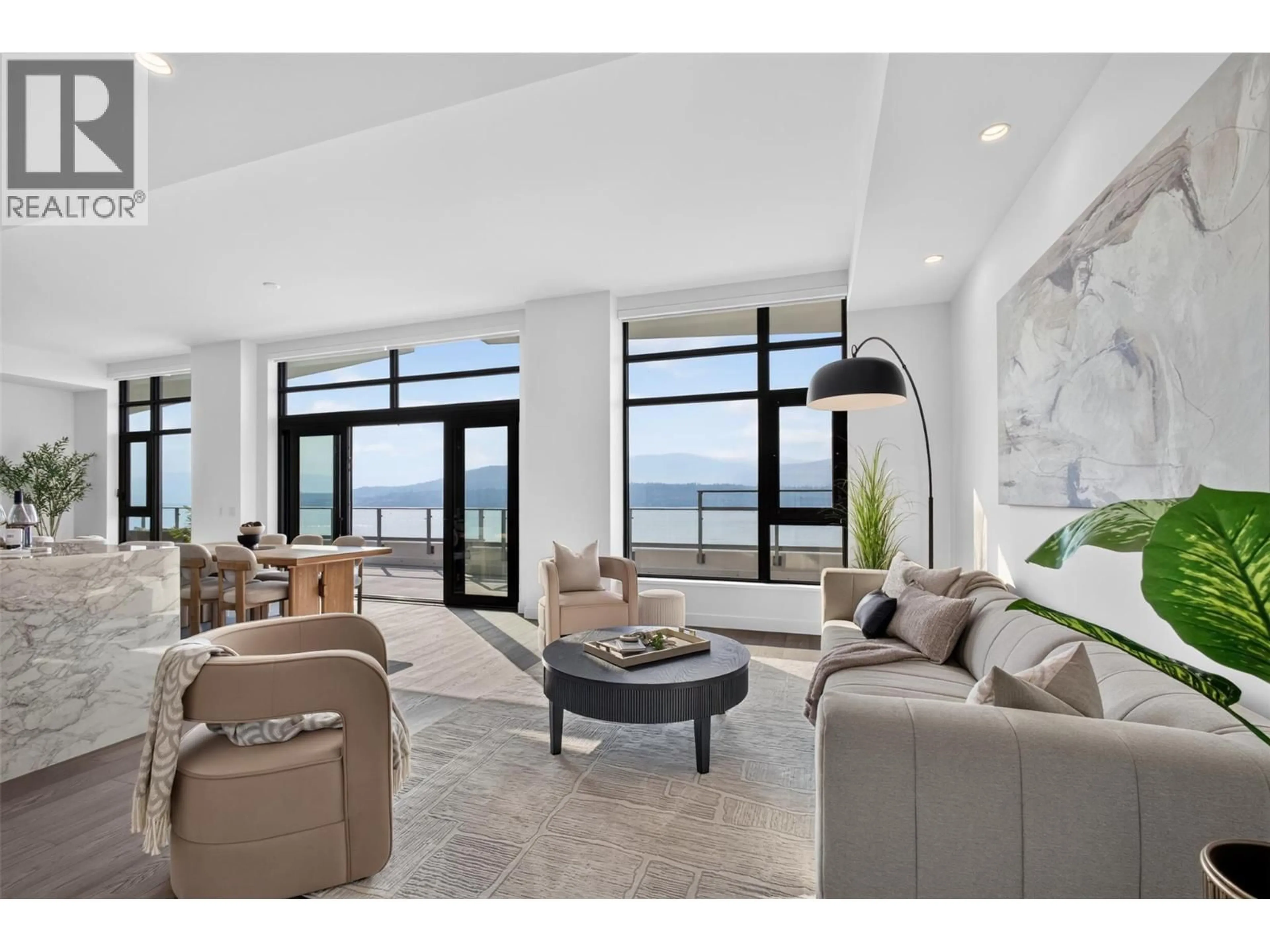 Living room with furniture, unknown for PH2 - 3800 CAPOZZI ROAD, Kelowna British Columbia V1W0J6