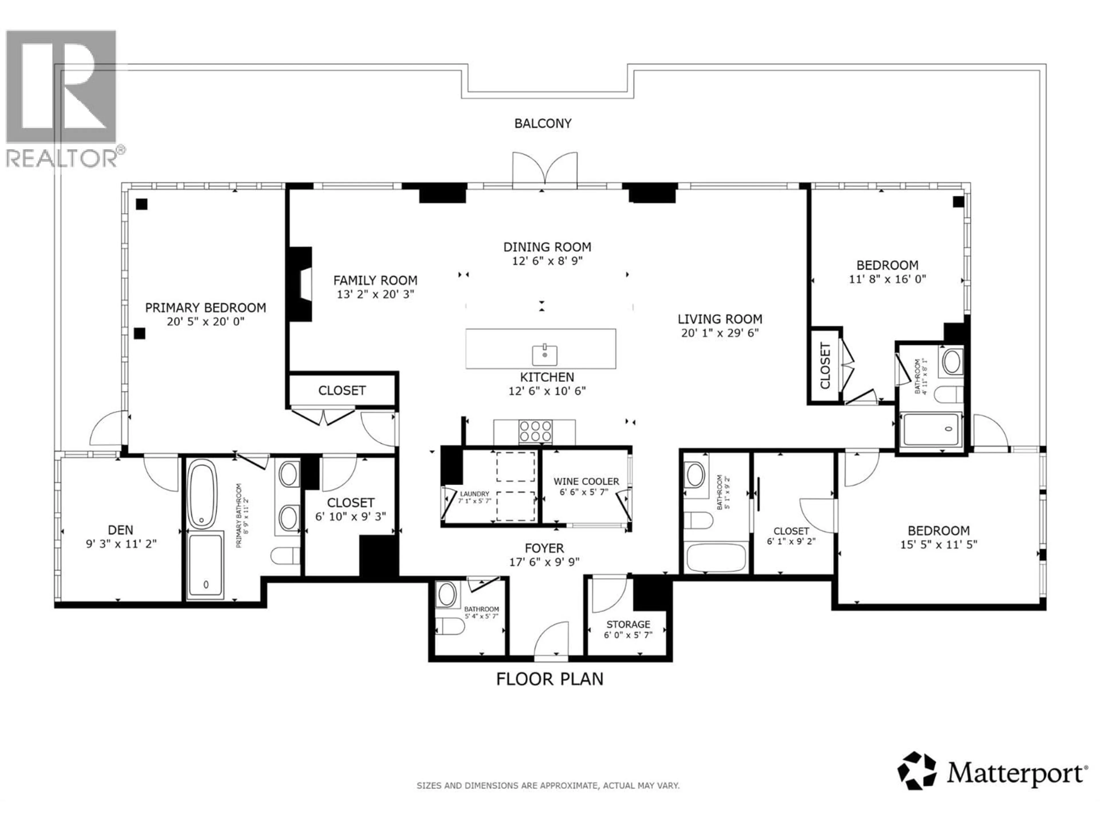Floor plan for PH2 - 3800 CAPOZZI ROAD, Kelowna British Columbia V1W0J6