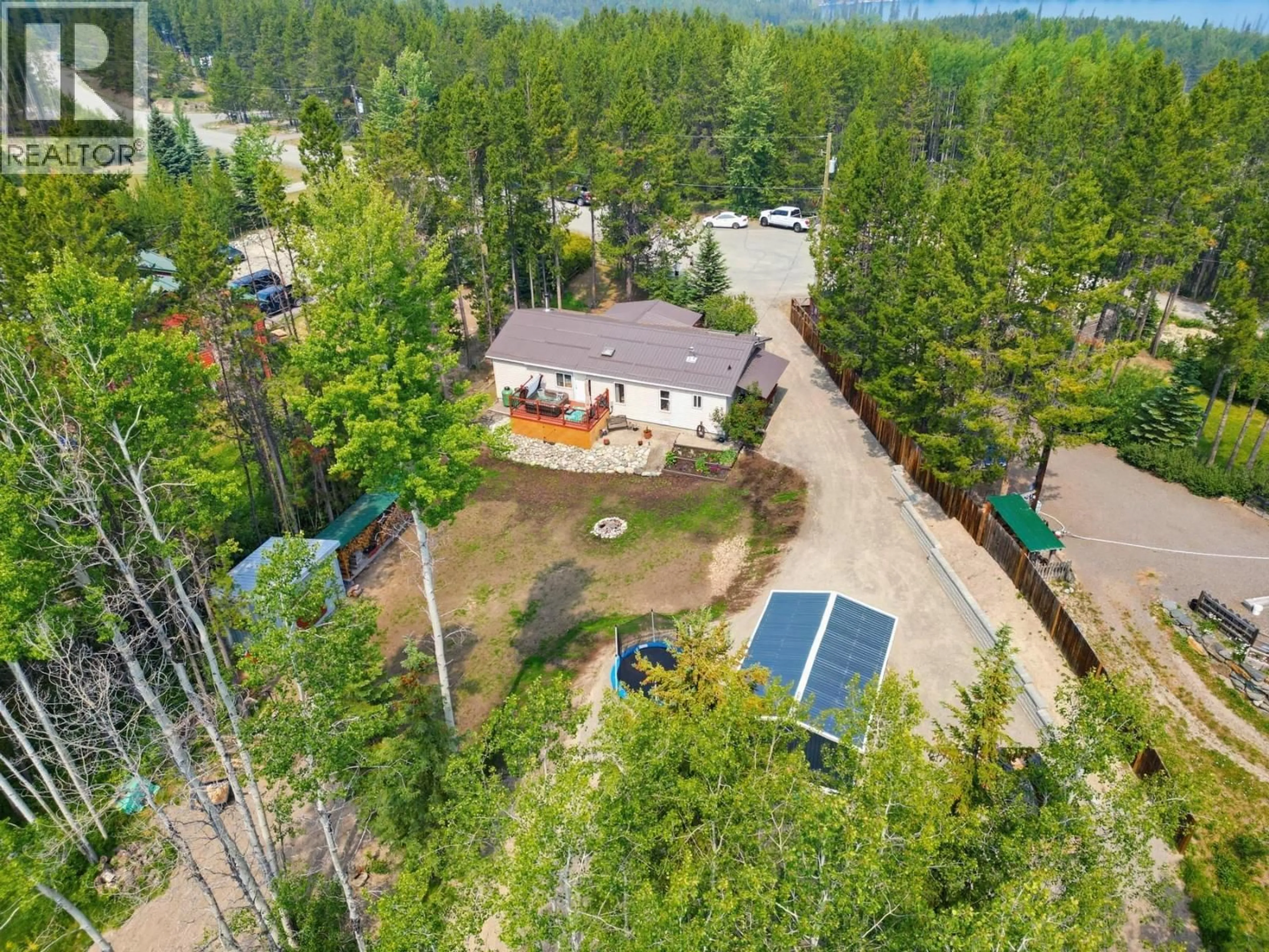 A pic from outside/outdoor area/front of a property/back of a property/a pic from drone, forest/trees view for 3760 PINERIDGE DRIVE, Kamloops British Columbia V1S1Y8