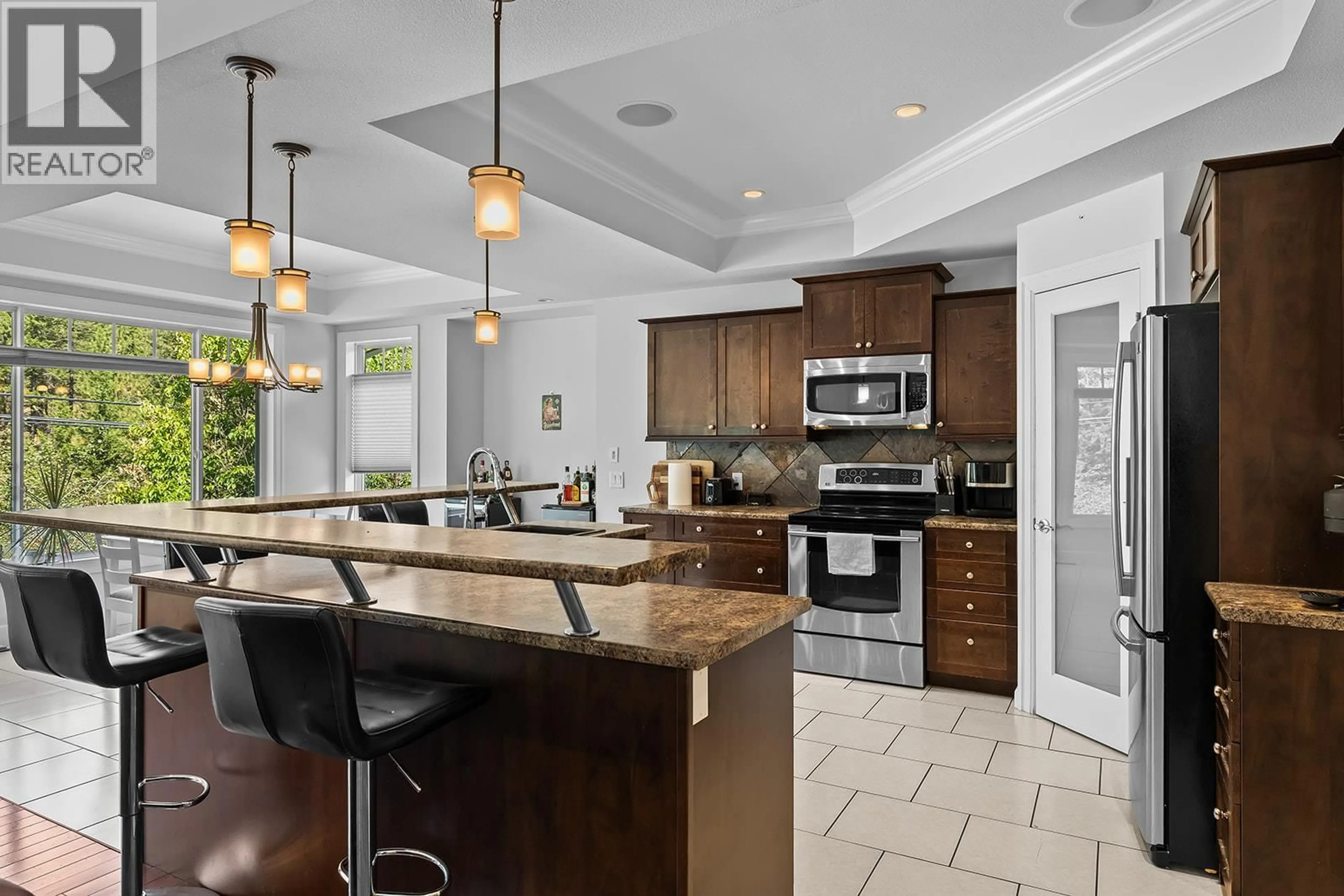 Open concept kitchen, ceramic/tile floor for 1839 PEAK POINT COURT, West Kelowna British Columbia V1Z4B4