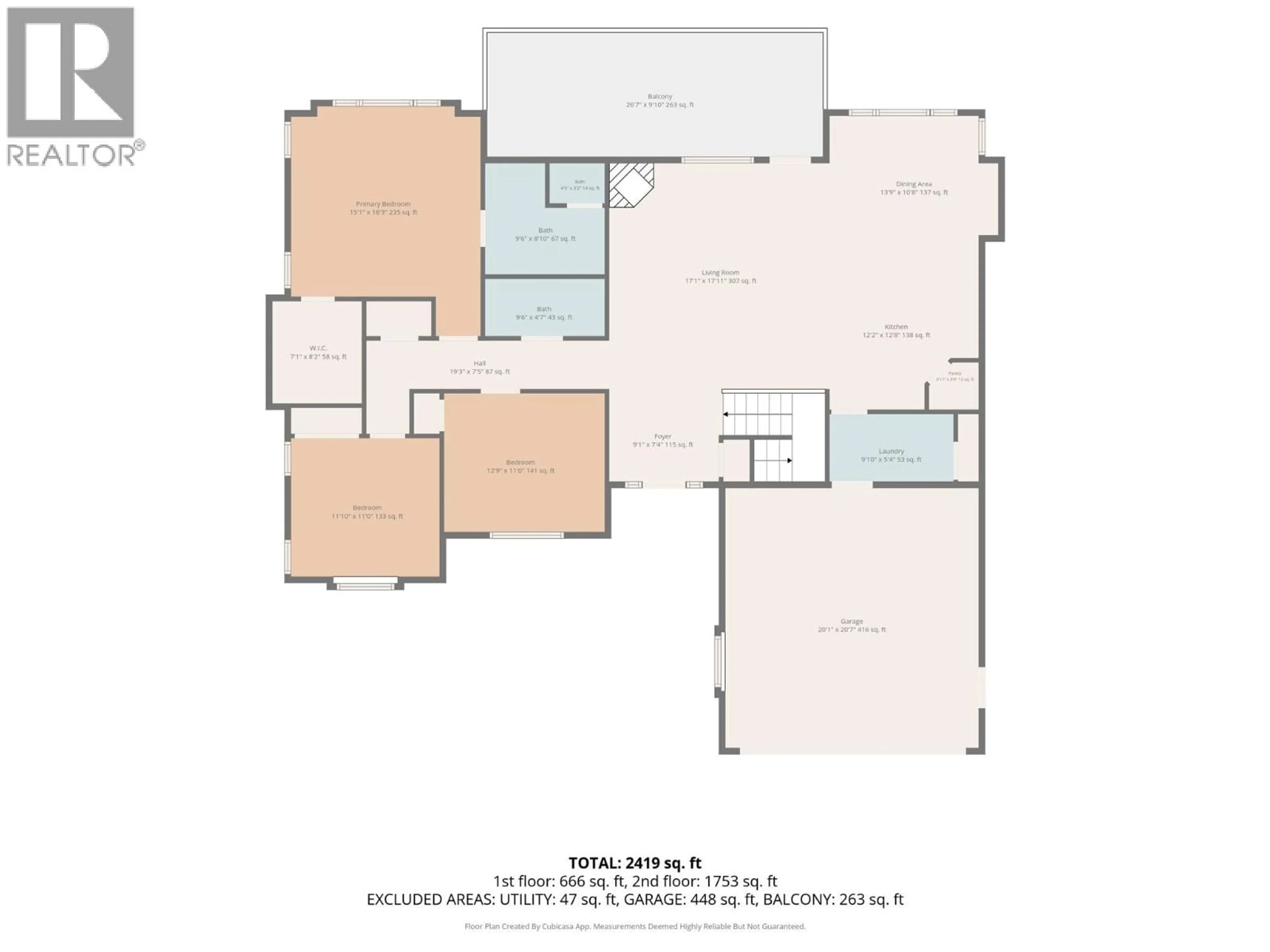 Floor plan for 1839 PEAK POINT COURT, West Kelowna British Columbia V1Z4B4