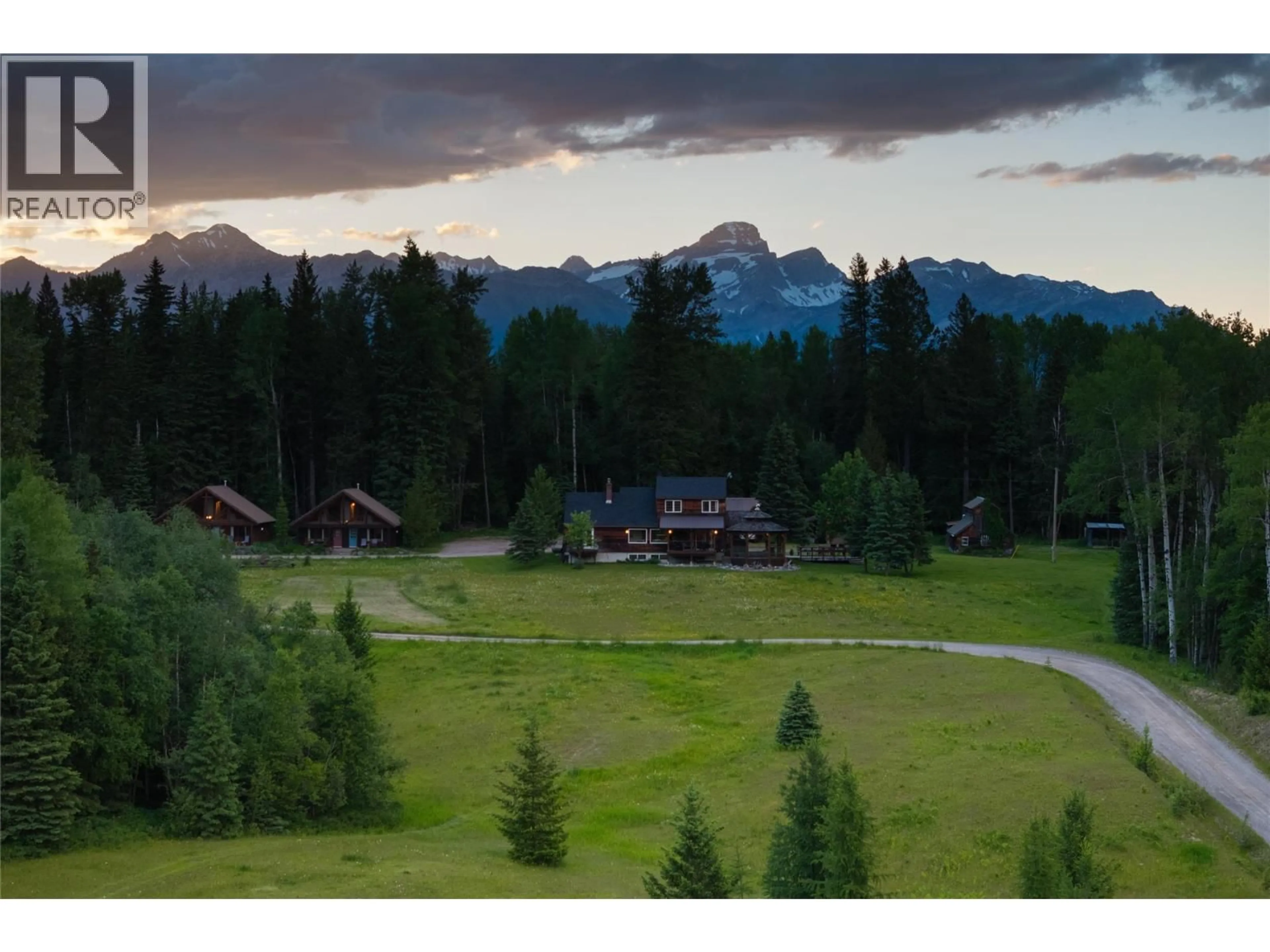 A pic from outside/outdoor area/front of a property/back of a property/a pic from drone, mountain view for 4485 HIGHWAY 3 OTHER, Fernie British Columbia V0B1M1