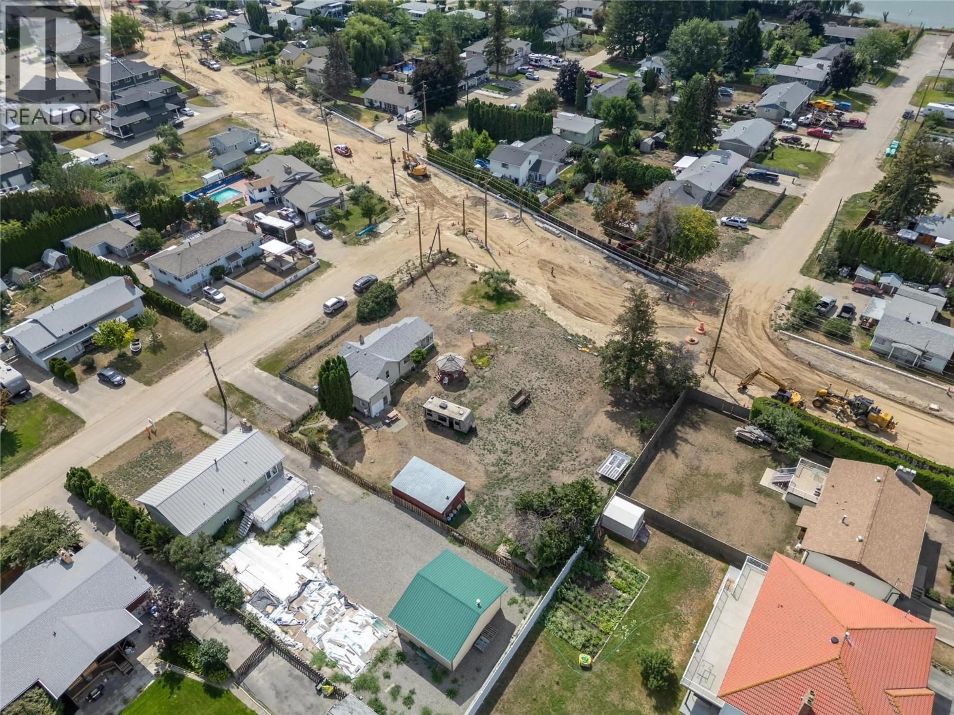 A pic from outside/outdoor area/front of a property/back of a property/a pic from drone, street for 2288 TRANQUILLE ROAD, Kamloops British Columbia V2B3N4