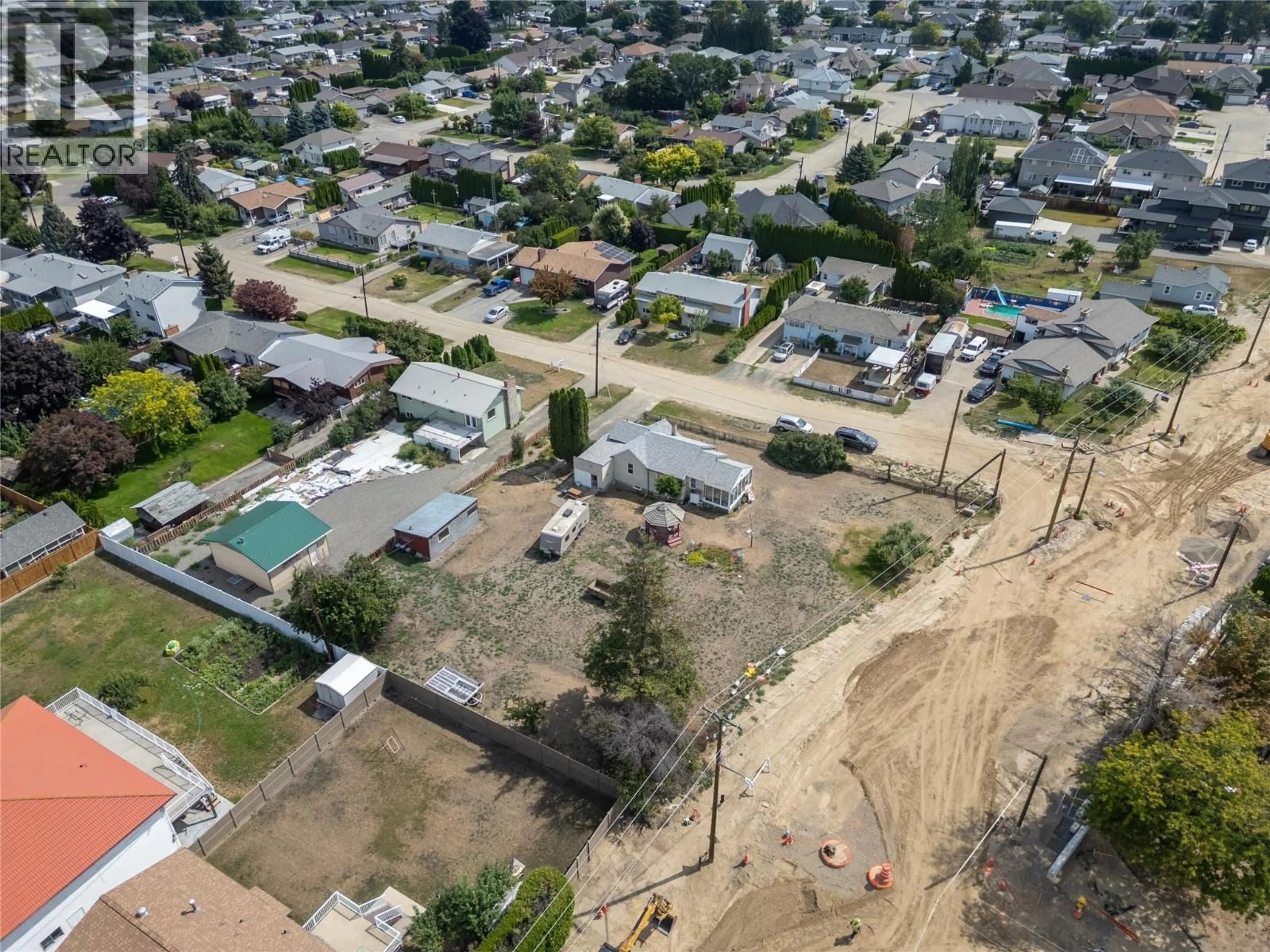 A pic from outside/outdoor area/front of a property/back of a property/a pic from drone, street for 2288 TRANQUILLE ROAD, Kamloops British Columbia V2B3N4
