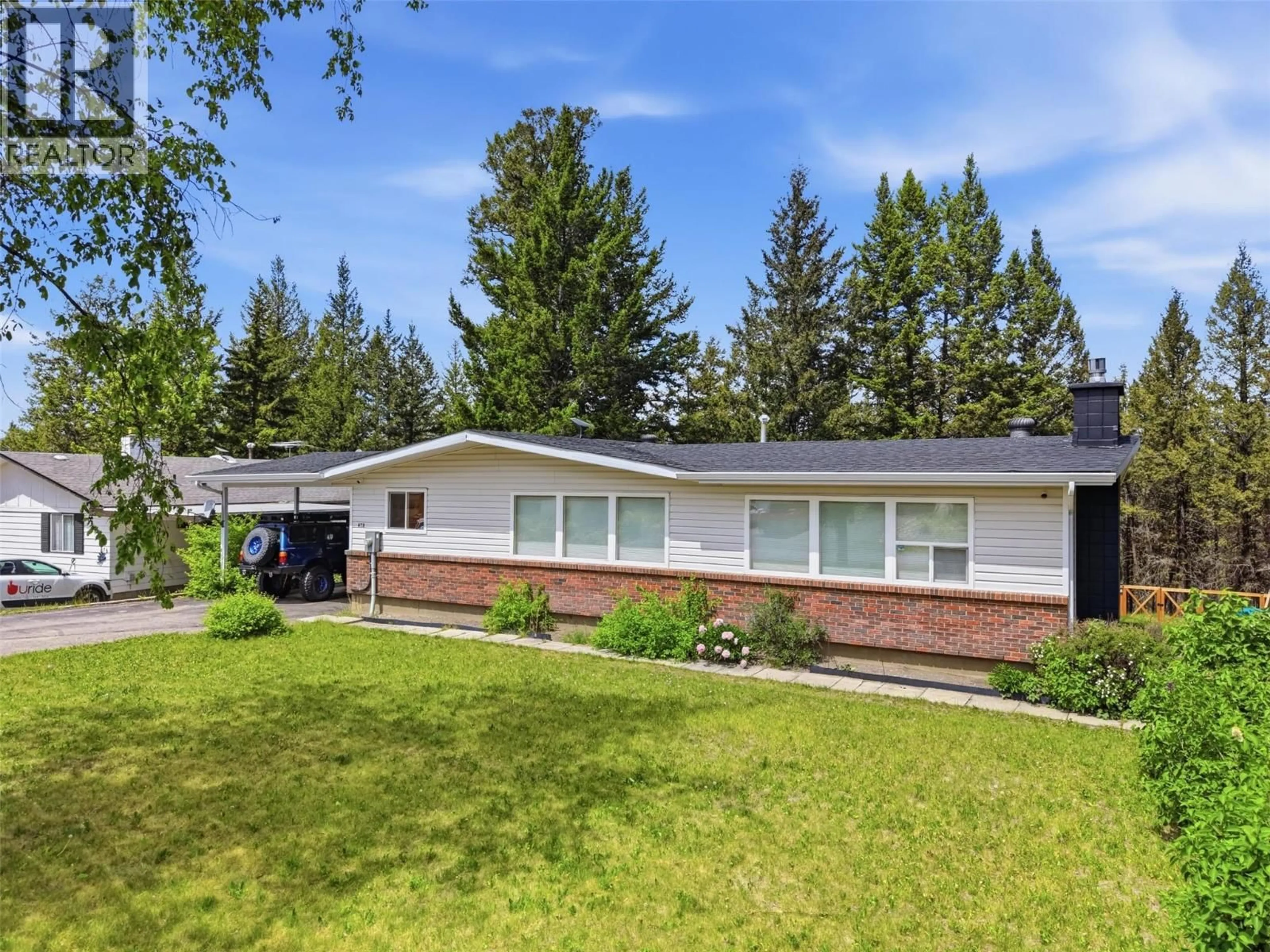 Home with vinyl exterior material, street for 478 OPAL DRIVE, Logan Lake British Columbia V0K1W0