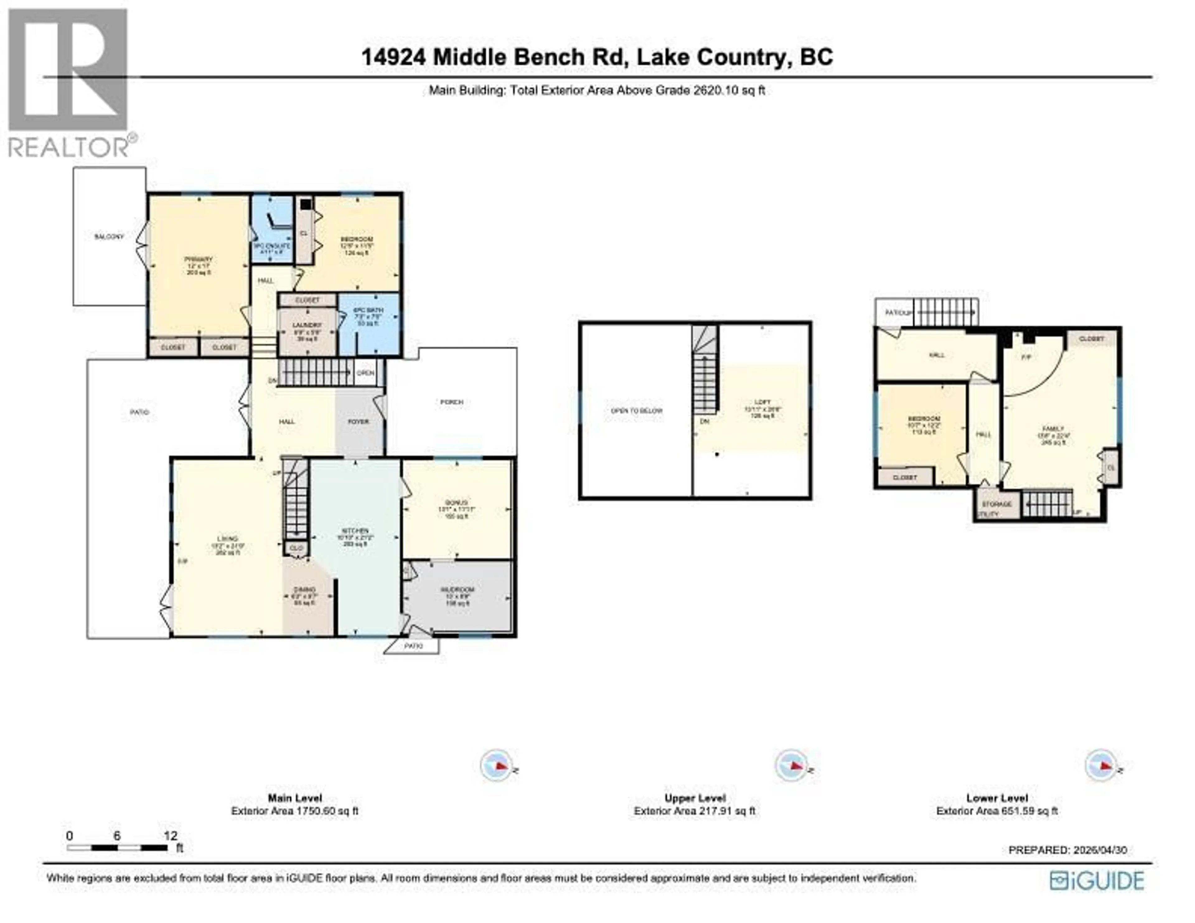 Floor plan for 14924 MIDDLE BENCH ROAD, Lake Country British Columbia V4V2C4