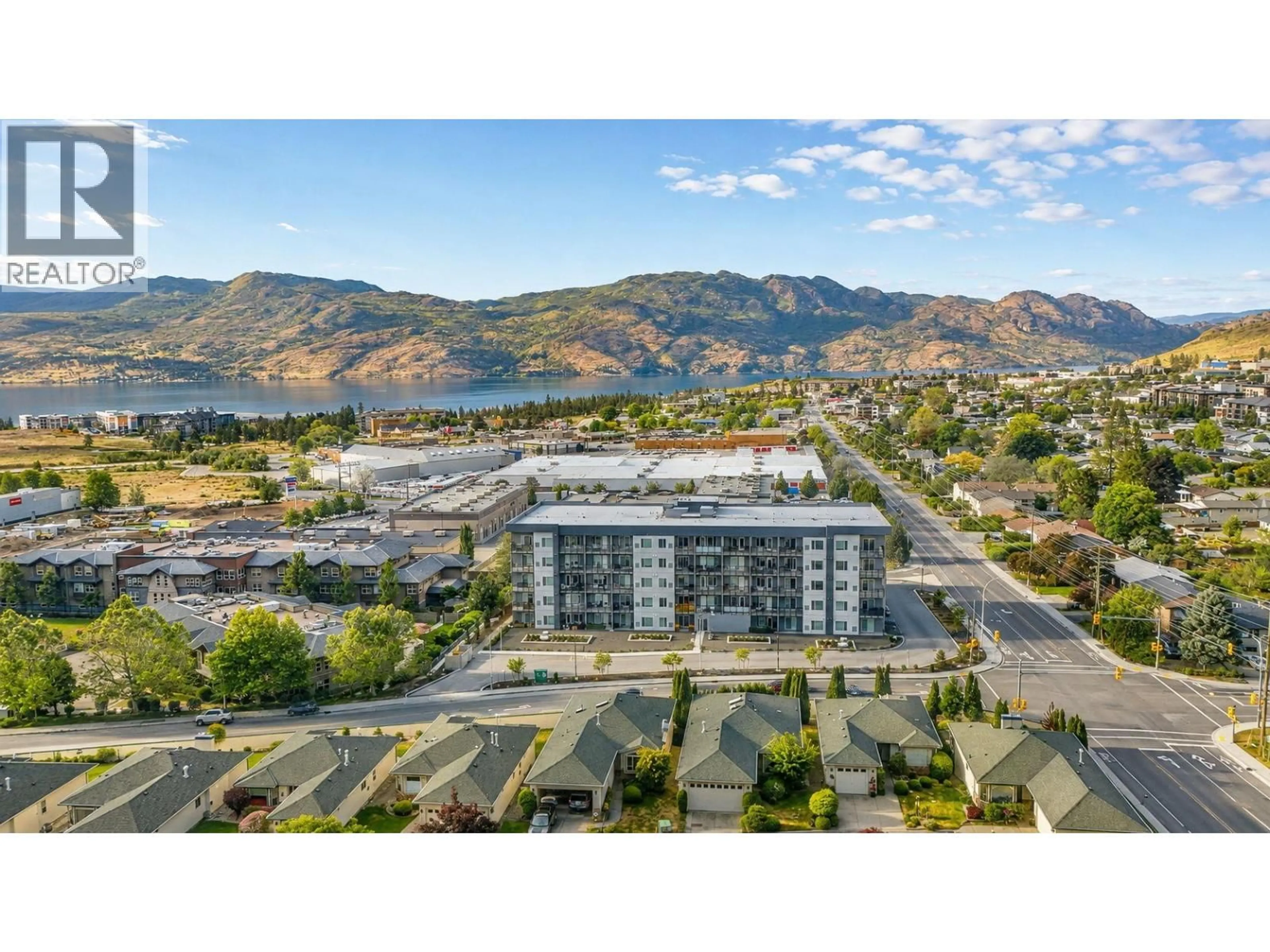 A pic from outside/outdoor area/front of a property/back of a property/a pic from drone, mountain view for 112 - 2345 BUTT ROAD, Westbank British Columbia V4T0G2
