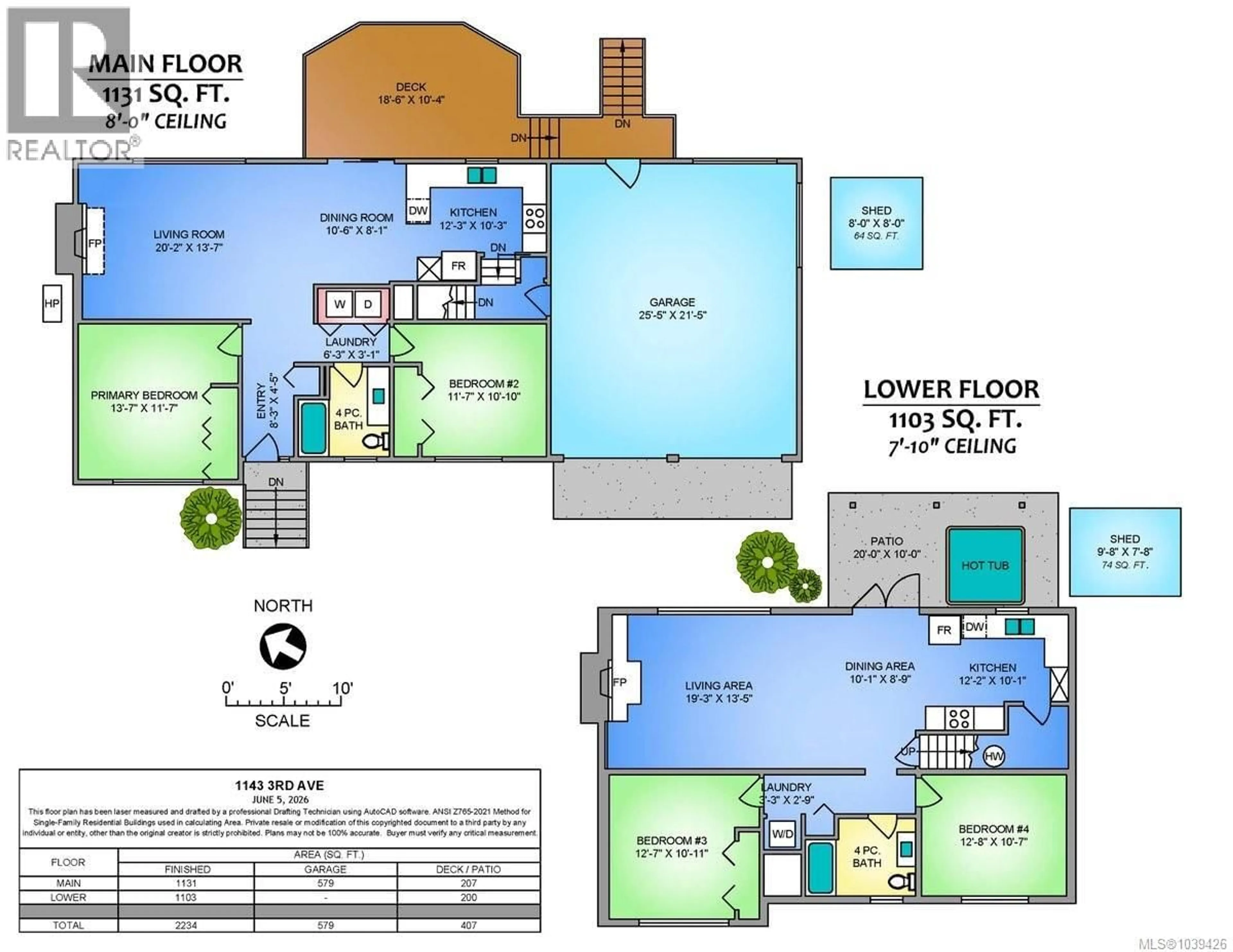 Floor plan for 1143 THIRD AVENUE, Ladysmith British Columbia V9G1B2