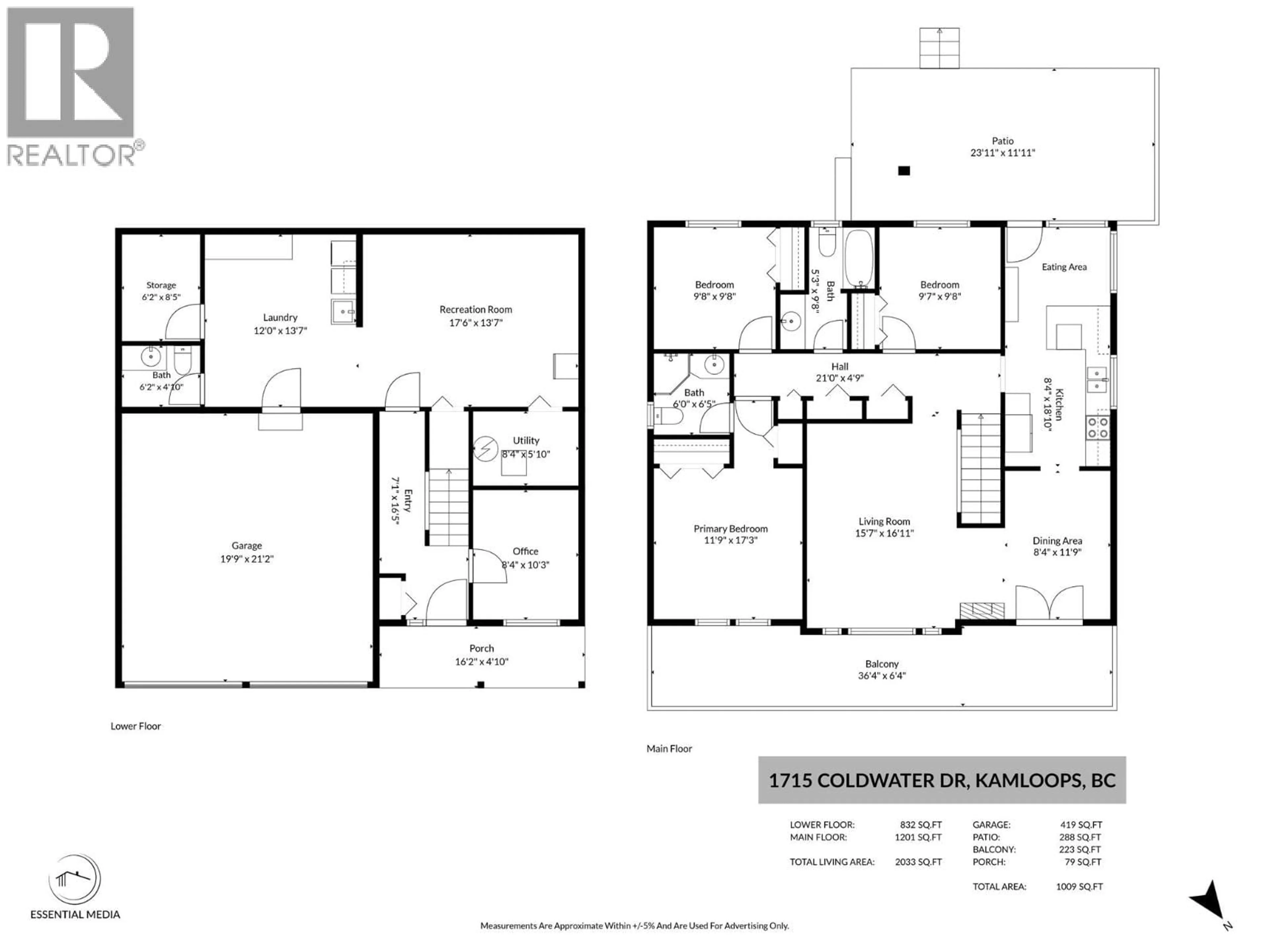 Floor plan for 1715 COLDWATER DRIVE, Kamloops British Columbia V2E2M4