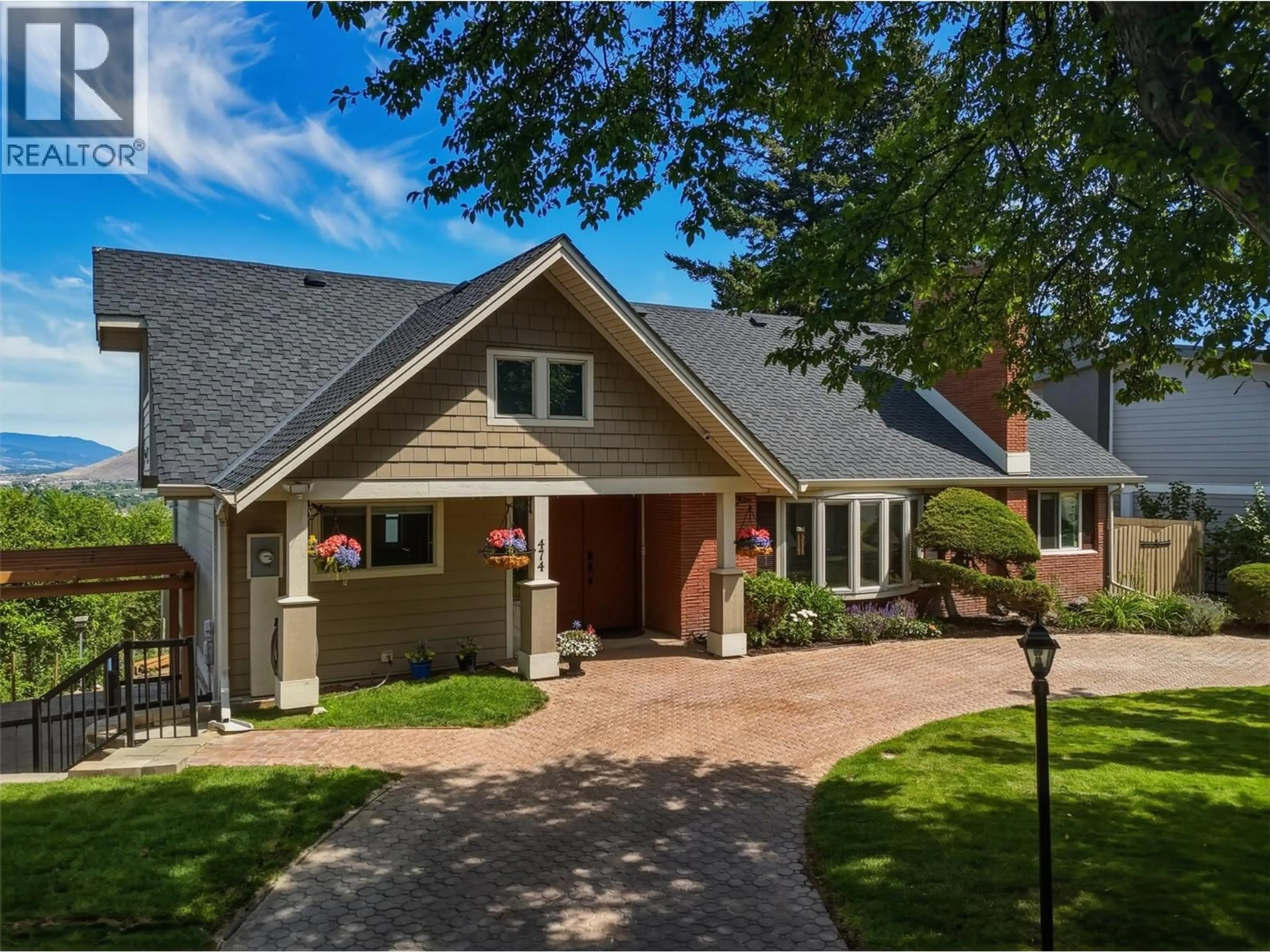 Home with brick exterior material, street for 474 STRATHCONA TERRACE, Kamloops British Columbia V2C1B9
