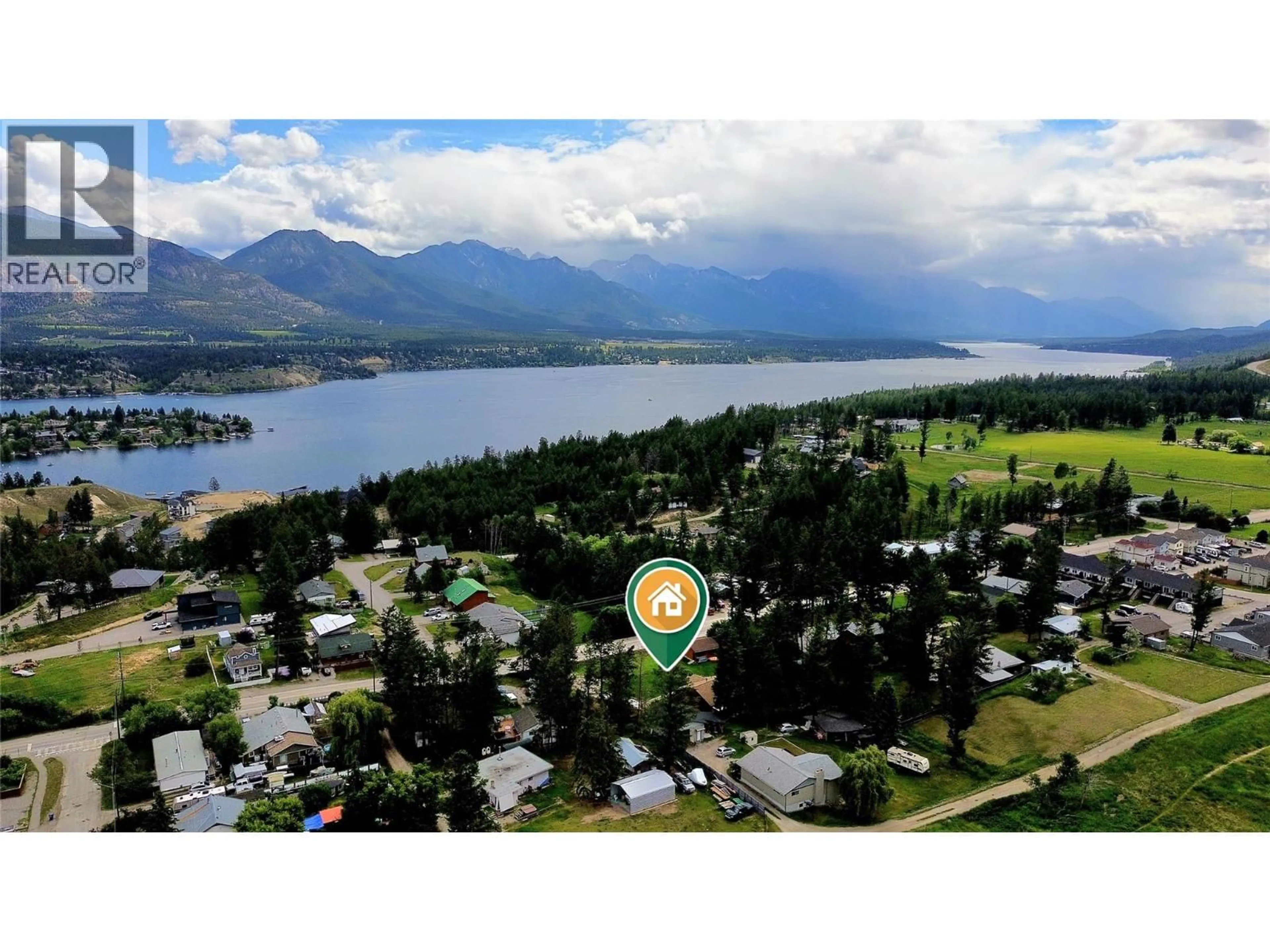 A pic from outside/outdoor area/front of a property/back of a property/a pic from drone, mountain view for 2110 13TH AVENUE, Invermere British Columbia V0A1K4