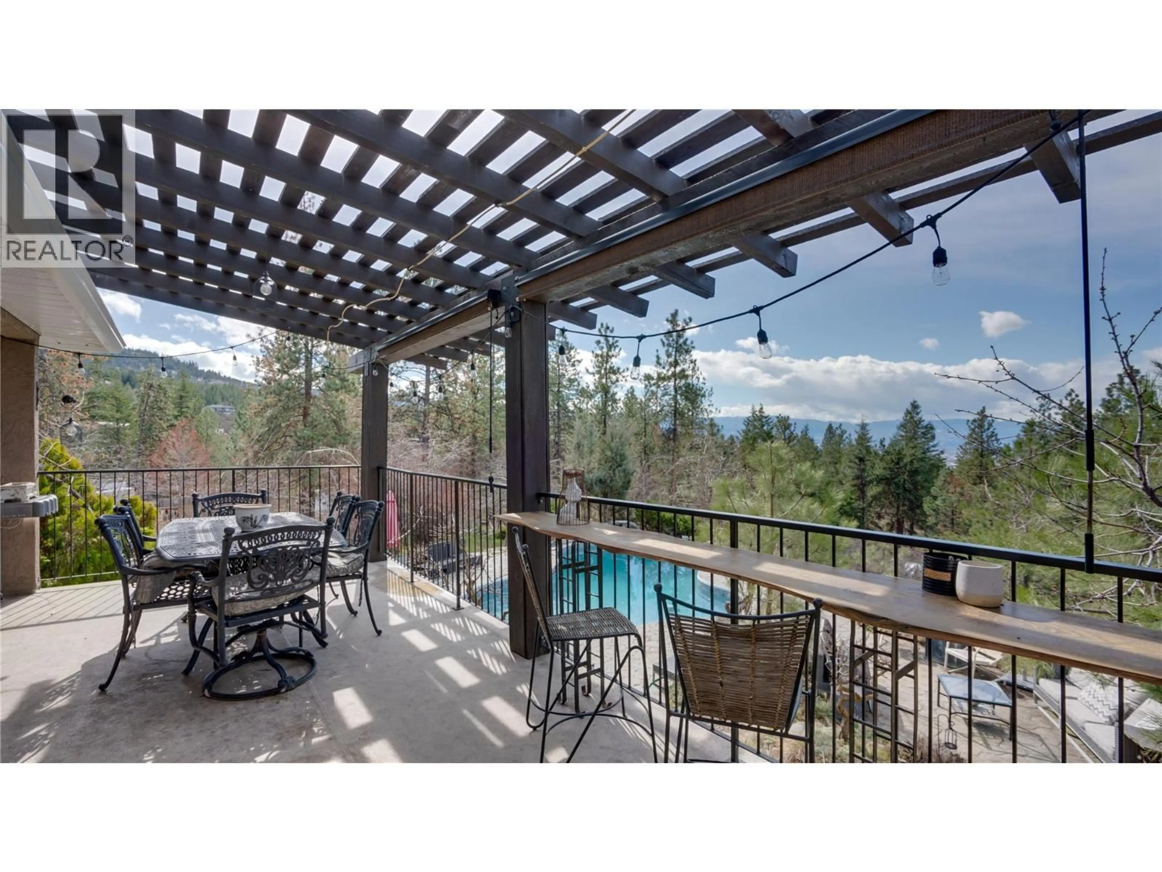 Patio, water/lake/river/ocean view for 5775 DEADPINE DRIVE, Kelowna British Columbia V1P1A3