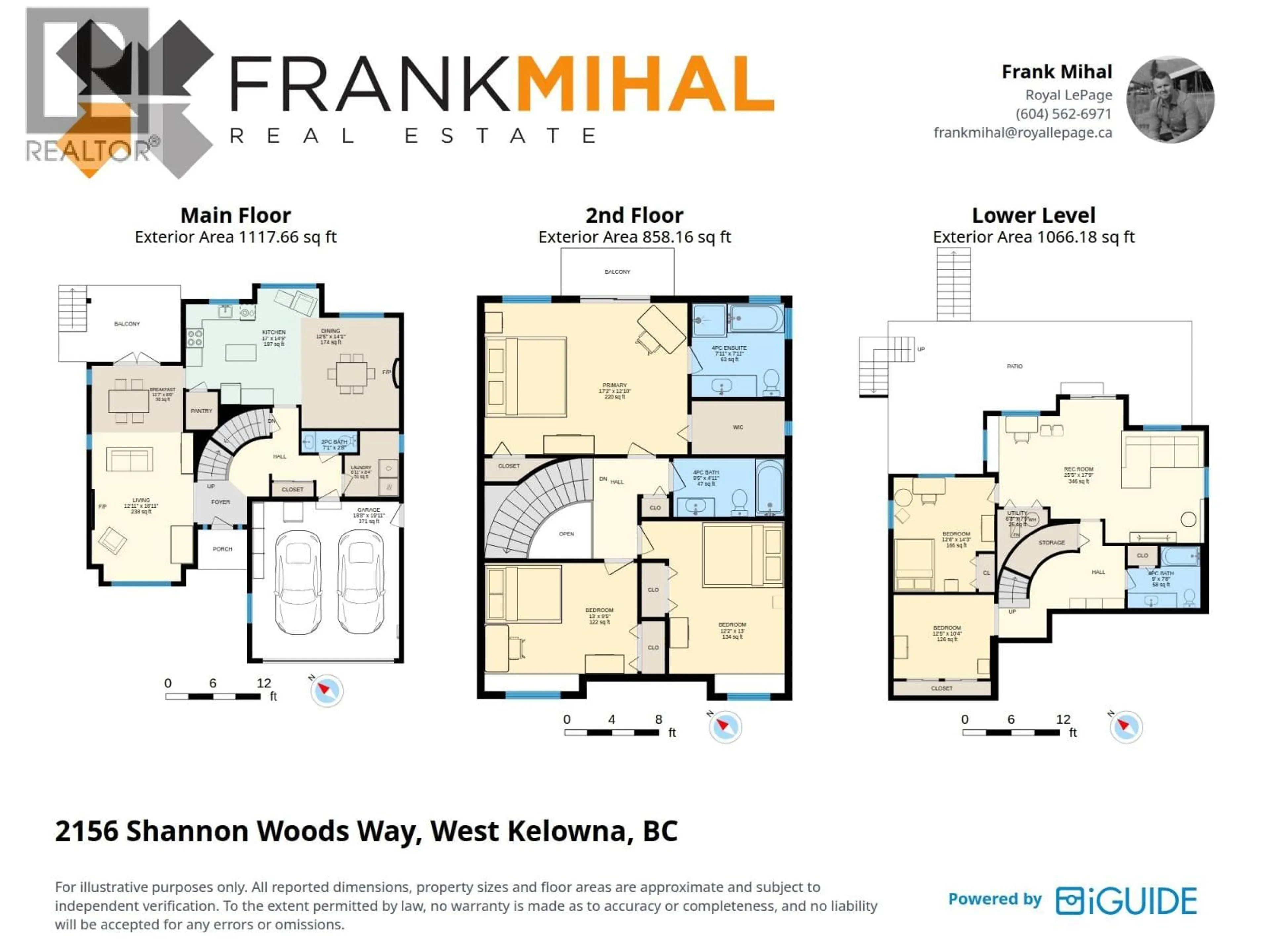 Floor plan for 2156 SHANNON WOODS WAY, West Kelowna British Columbia V4T2R5