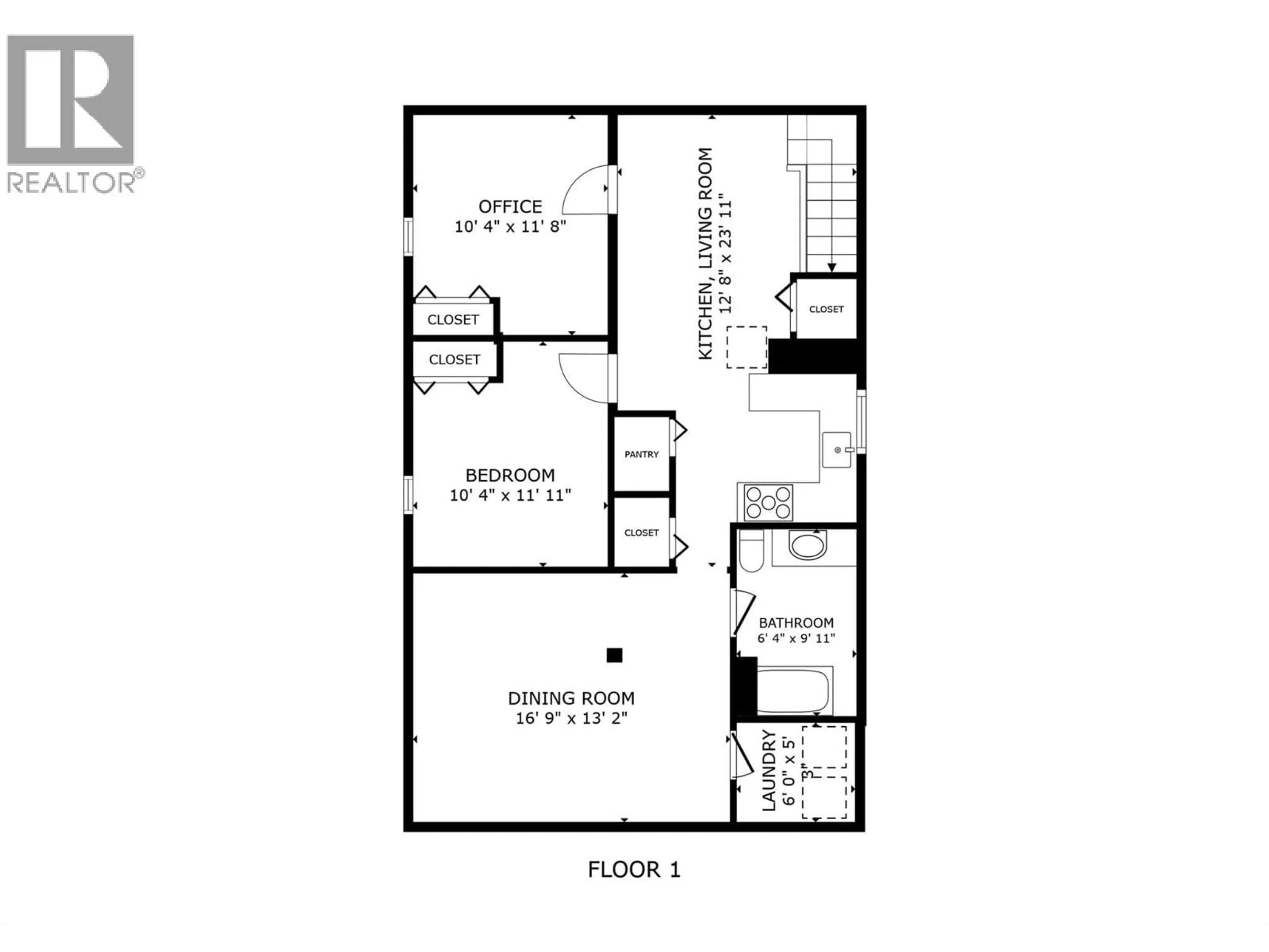 Floor plan for 1559 DUNCAN COURT, Kelowna British Columbia V1P1L2