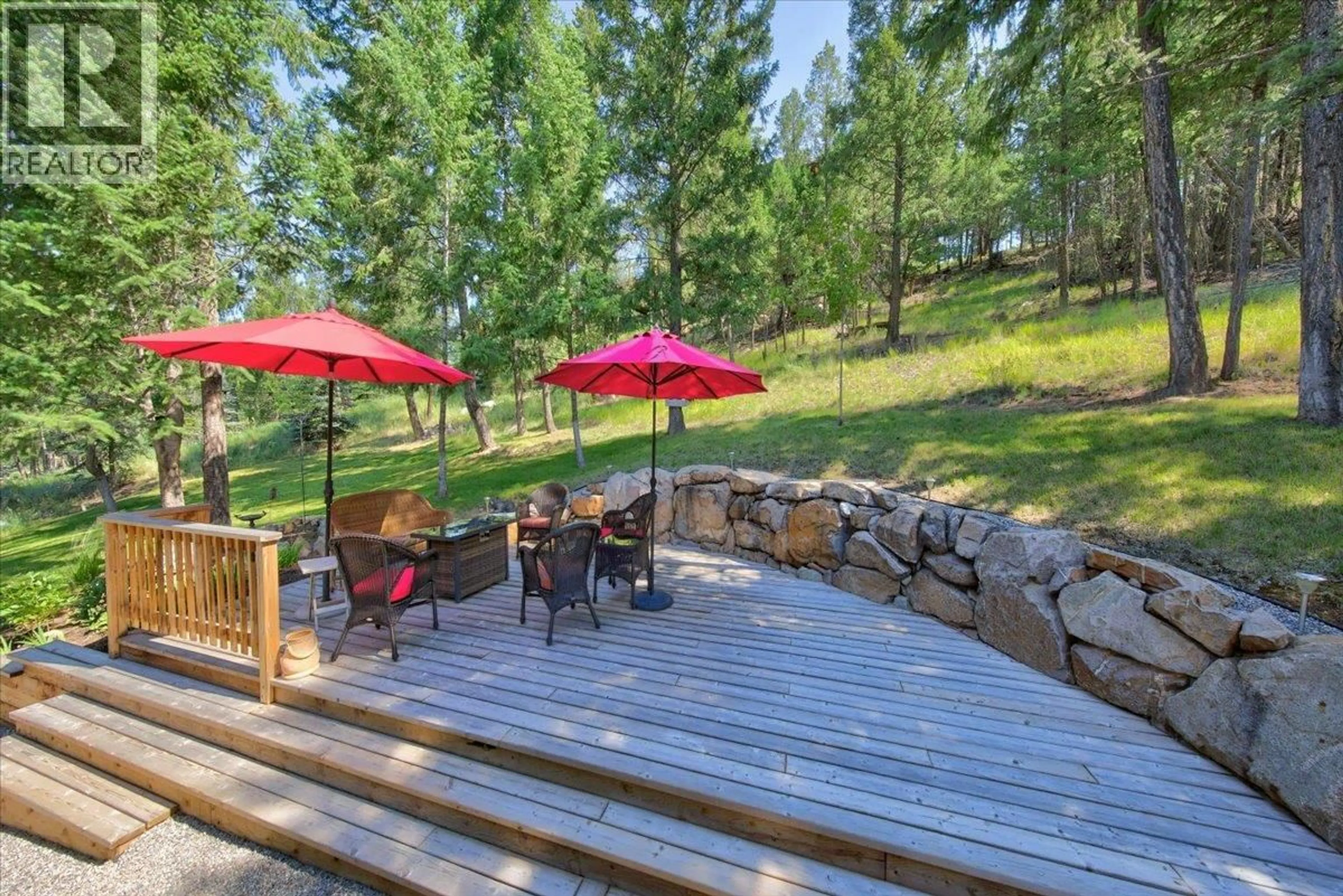 Patio, forest/trees view for 2545 SANDSTONE COURT, Invermere British Columbia V0A1K6