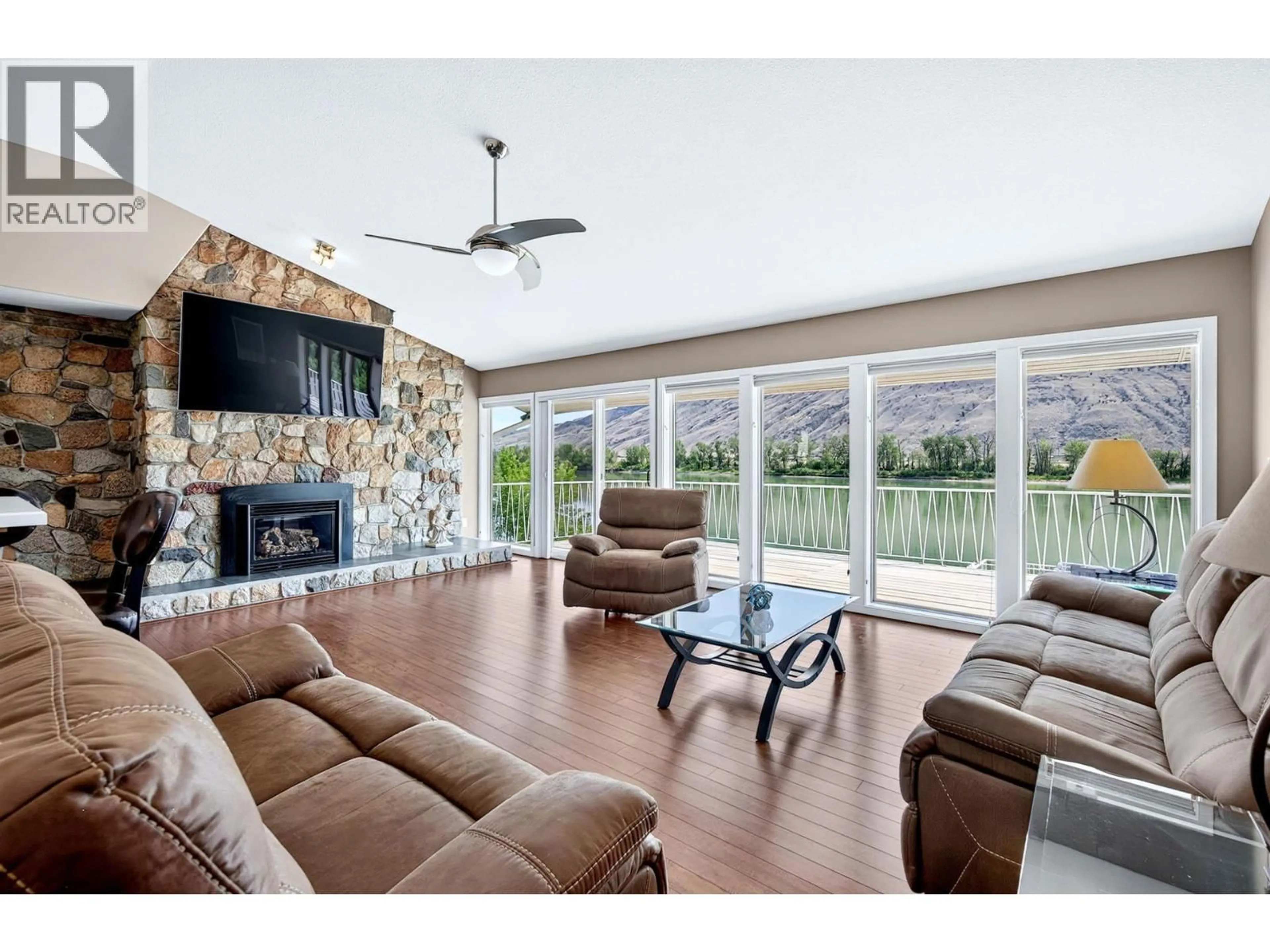 Living room with furniture, ceramic/tile floor for 2165 WESTSYDE ROAD, Kamloops British Columbia V2B7C3