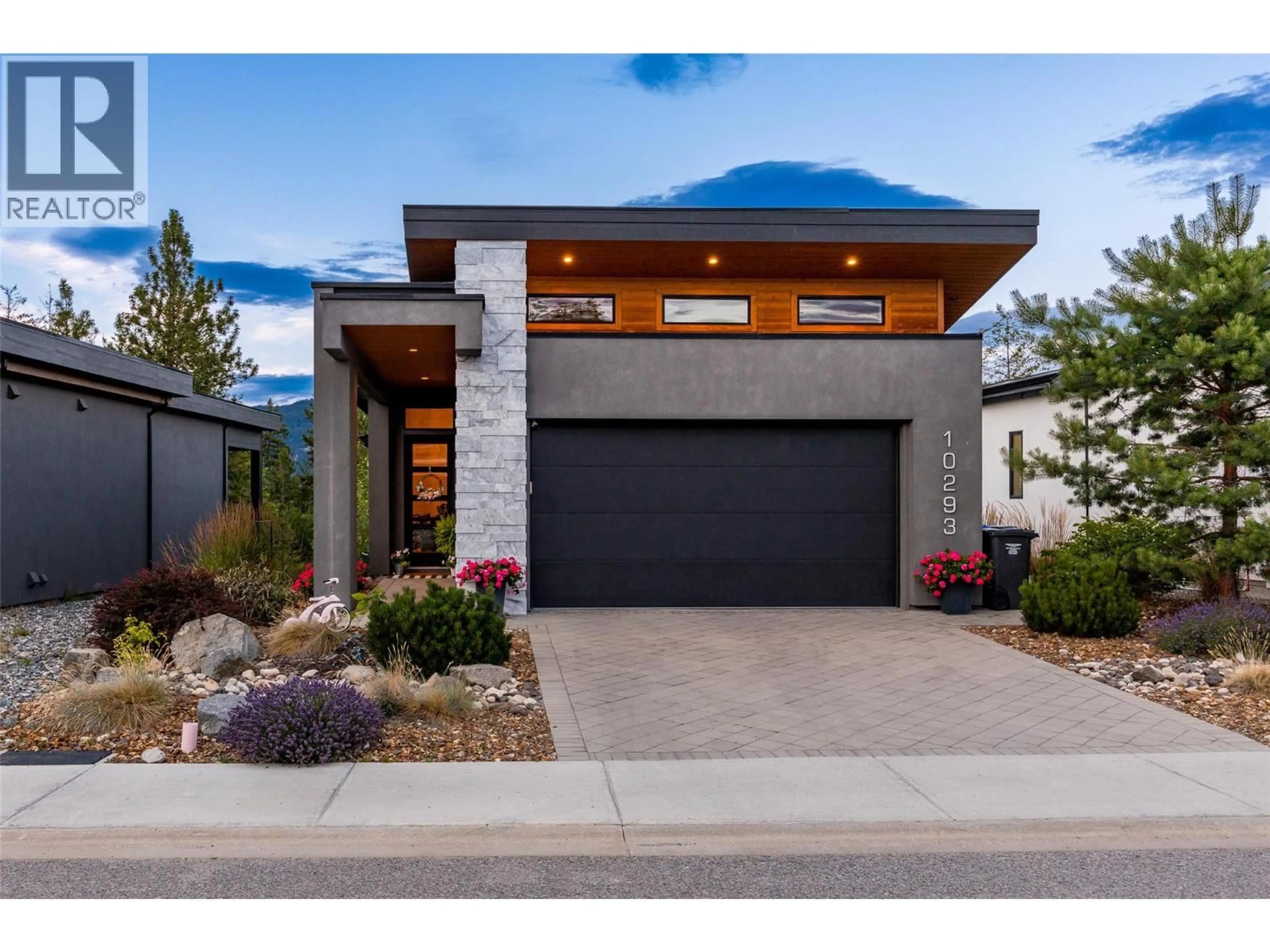 Home with brick exterior material, street for 10293 LONG ROAD, Lake Country British Columbia V4V0A9
