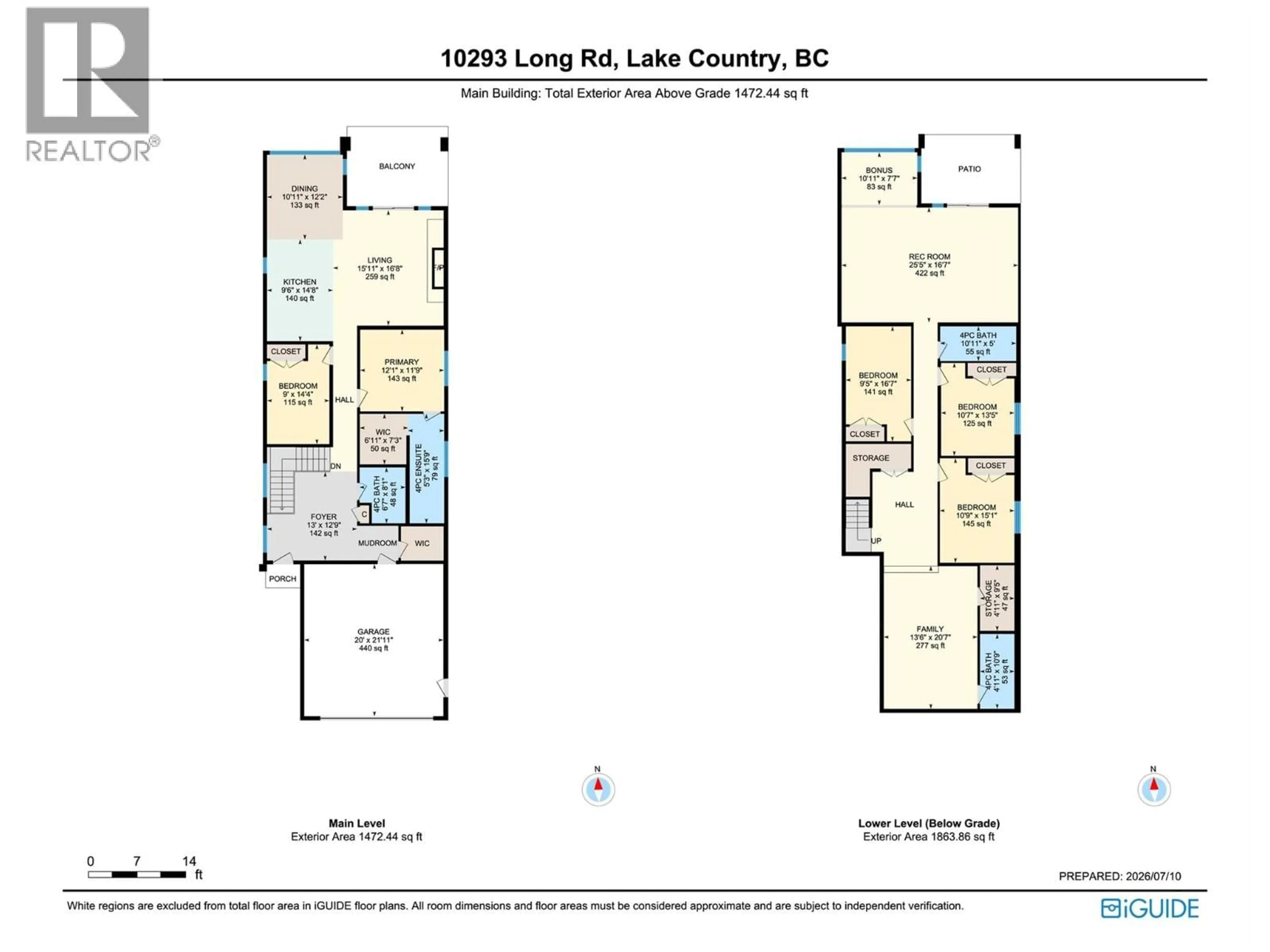 Floor plan for 10293 LONG ROAD, Lake Country British Columbia V4V0A9