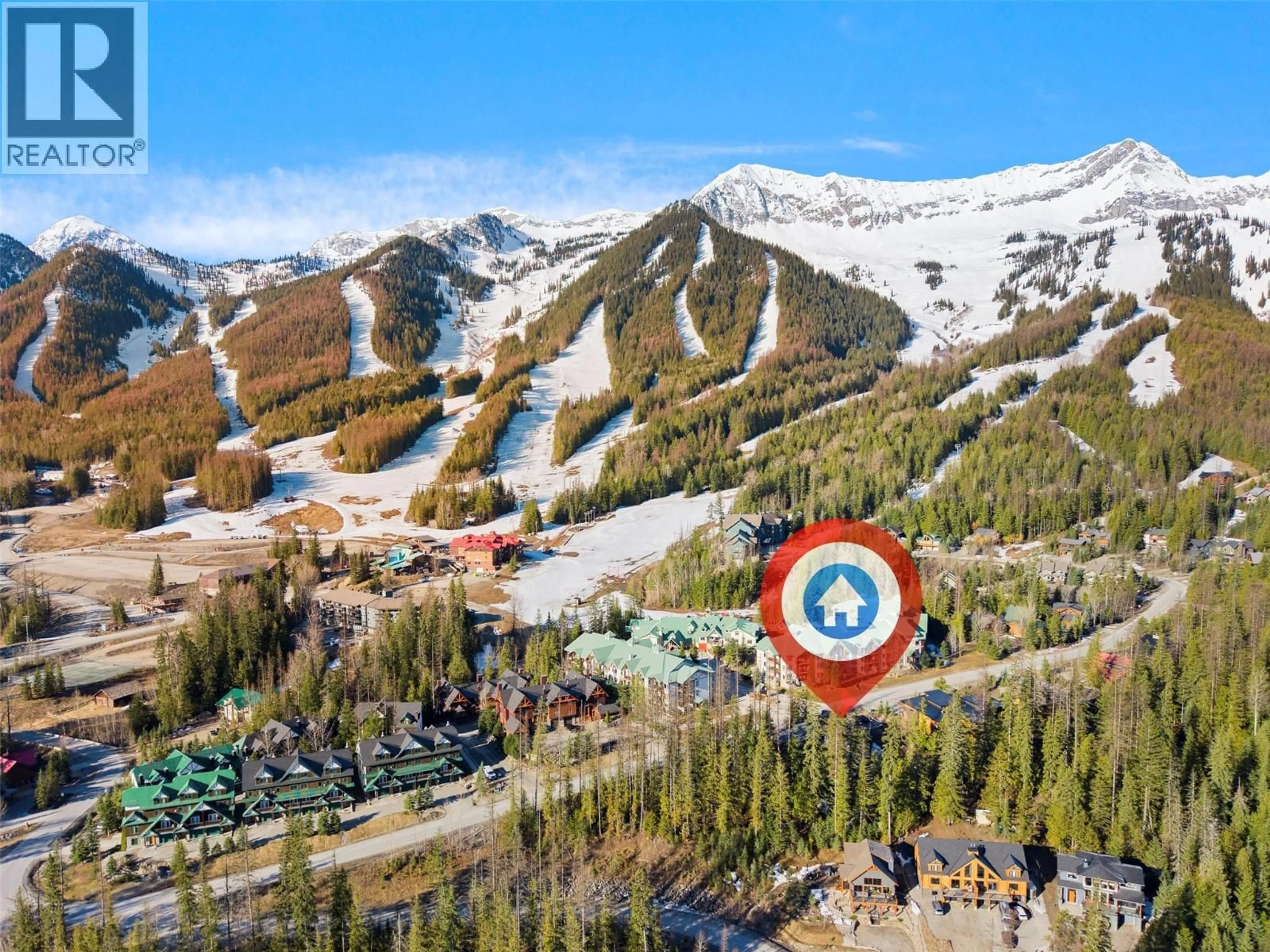 A pic from outside/outdoor area/front of a property/back of a property/a pic from drone, mountain view for 5339 HIGHLINE DRIVE, Fernie British Columbia V0B1M6