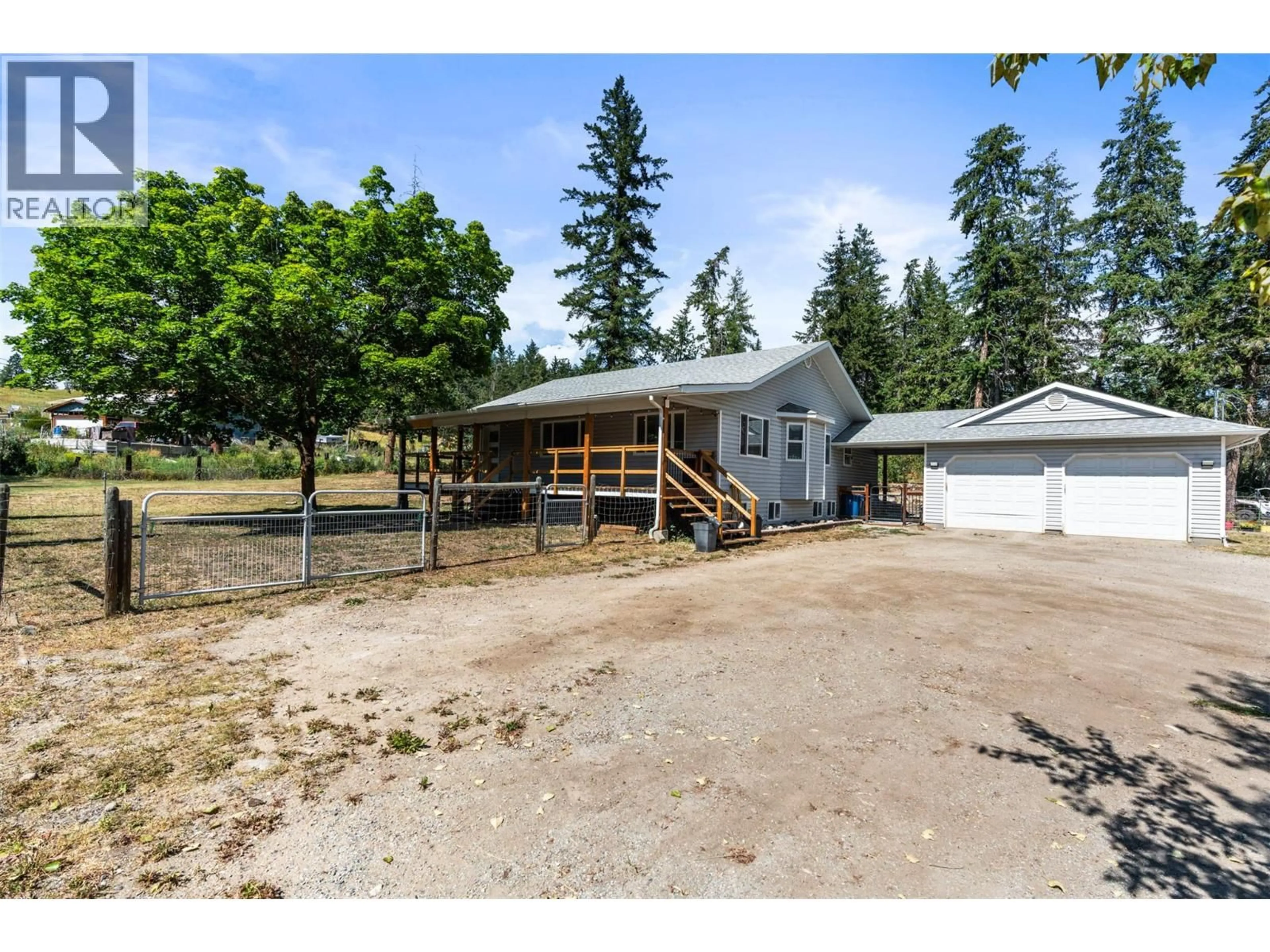 A pic from outside/outdoor area/front of a property/back of a property/a pic from drone, unknown for 7645 KEDDLESTON ROAD, Vernon British Columbia V1B3N7