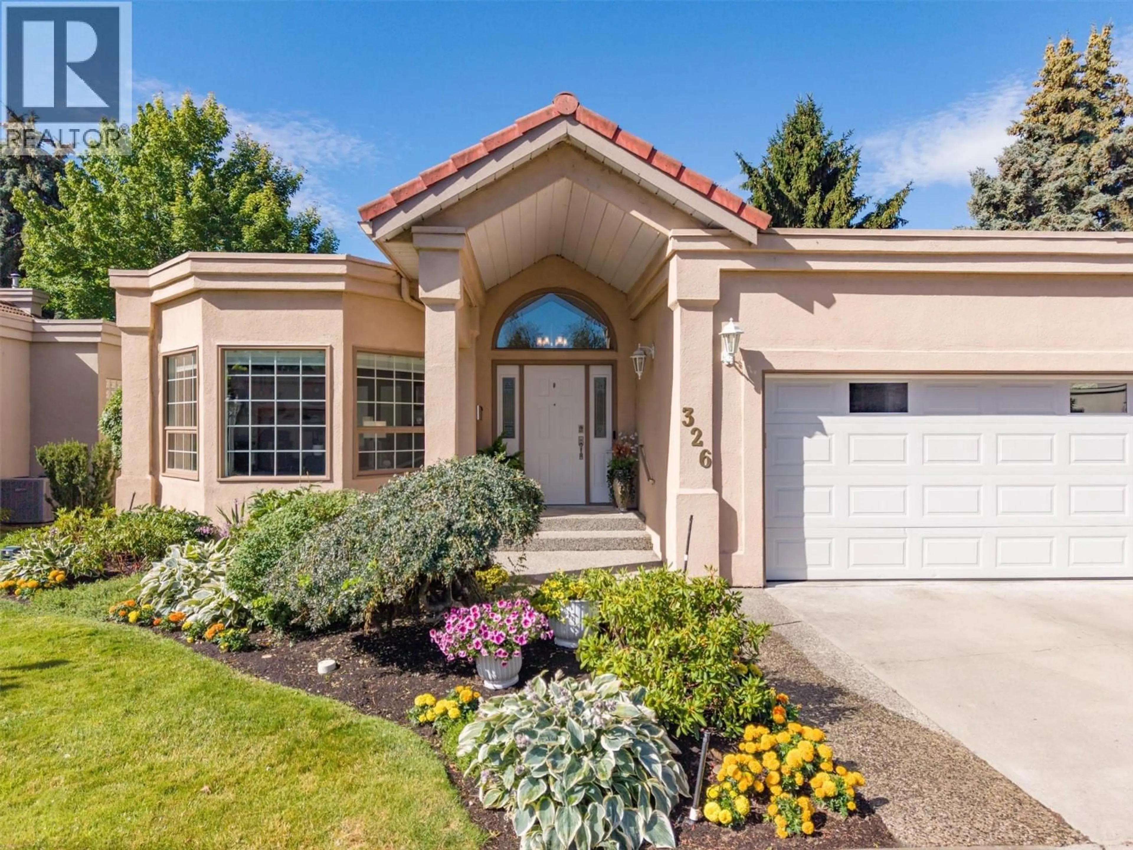 Home with brick exterior material, street for 326 - 650 LEXINGTON DRIVE, Kelowna British Columbia V1W3B6