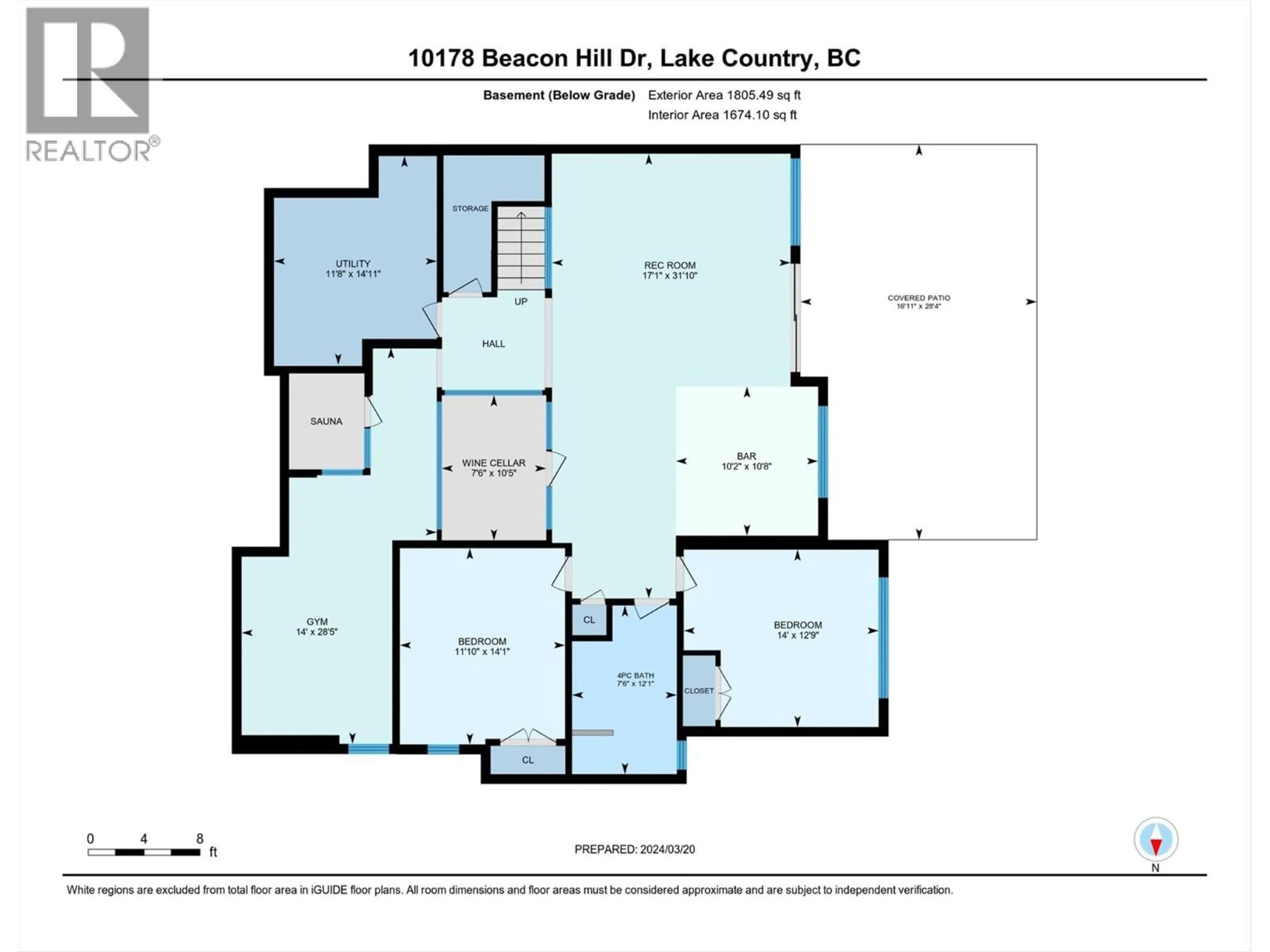 Floor plan for 10178 BEACON HILL DRIVE, Lake Country British Columbia V4V0A9