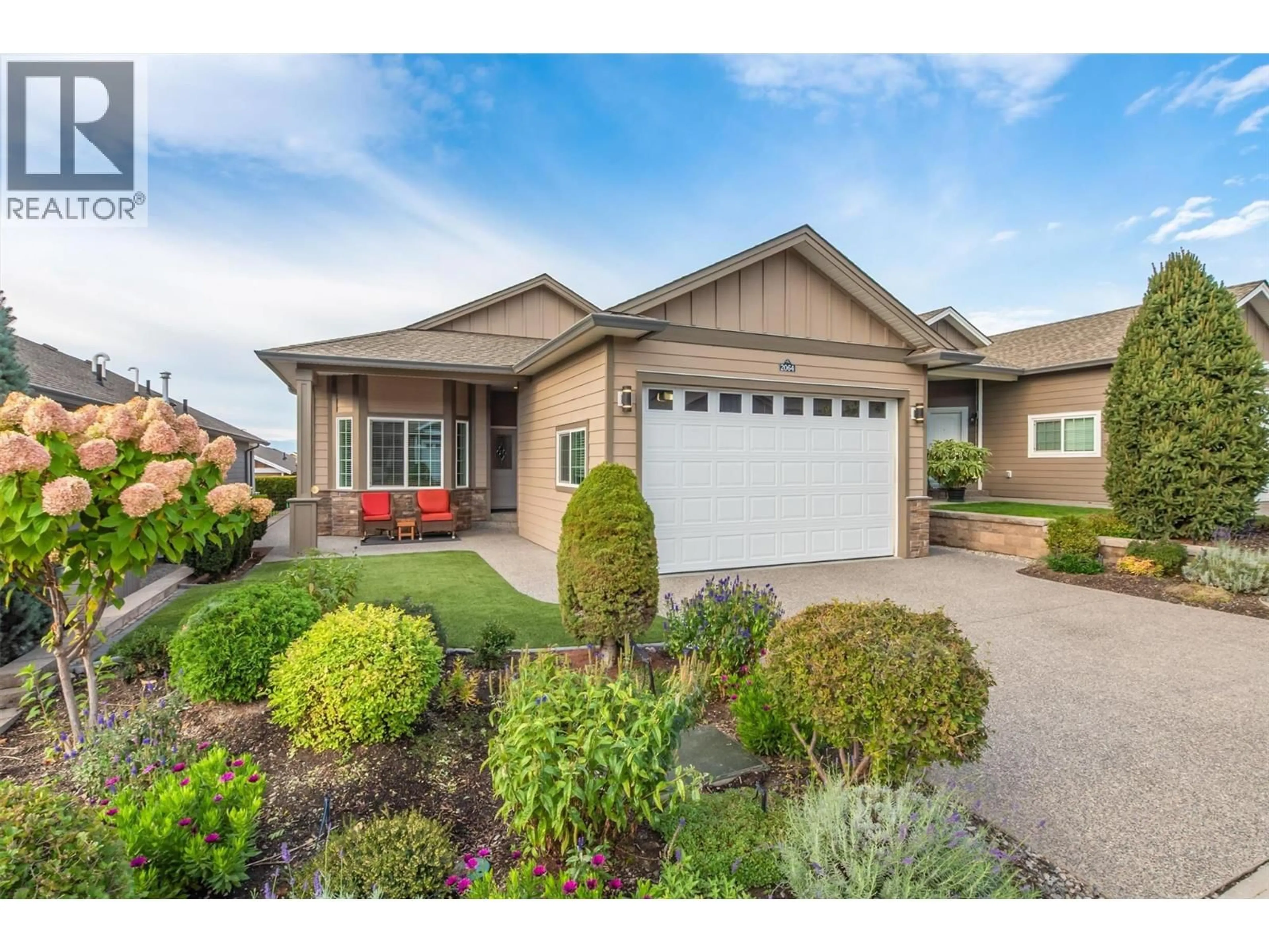 Home with brick exterior material, street for 2064 ASPEN DRIVE, West Kelowna British Columbia V4T3A5