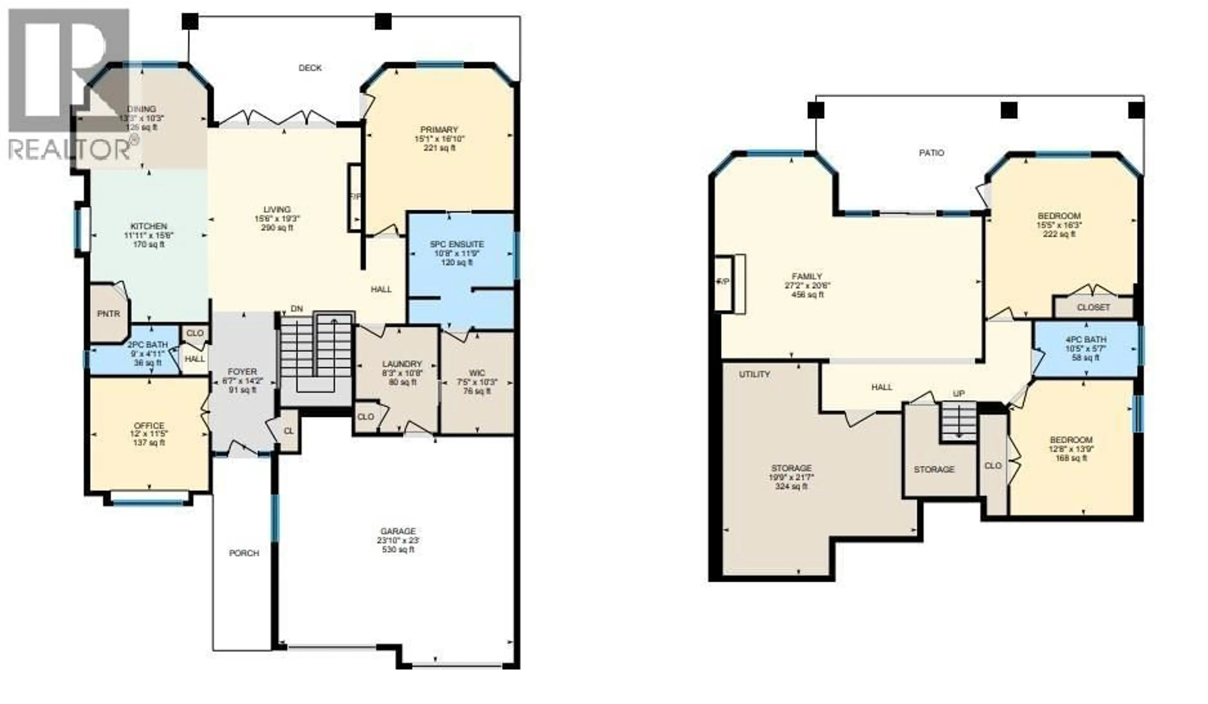 Floor plan for 366 TRUMPETER COURT, Kelowna British Columbia V1W5J4