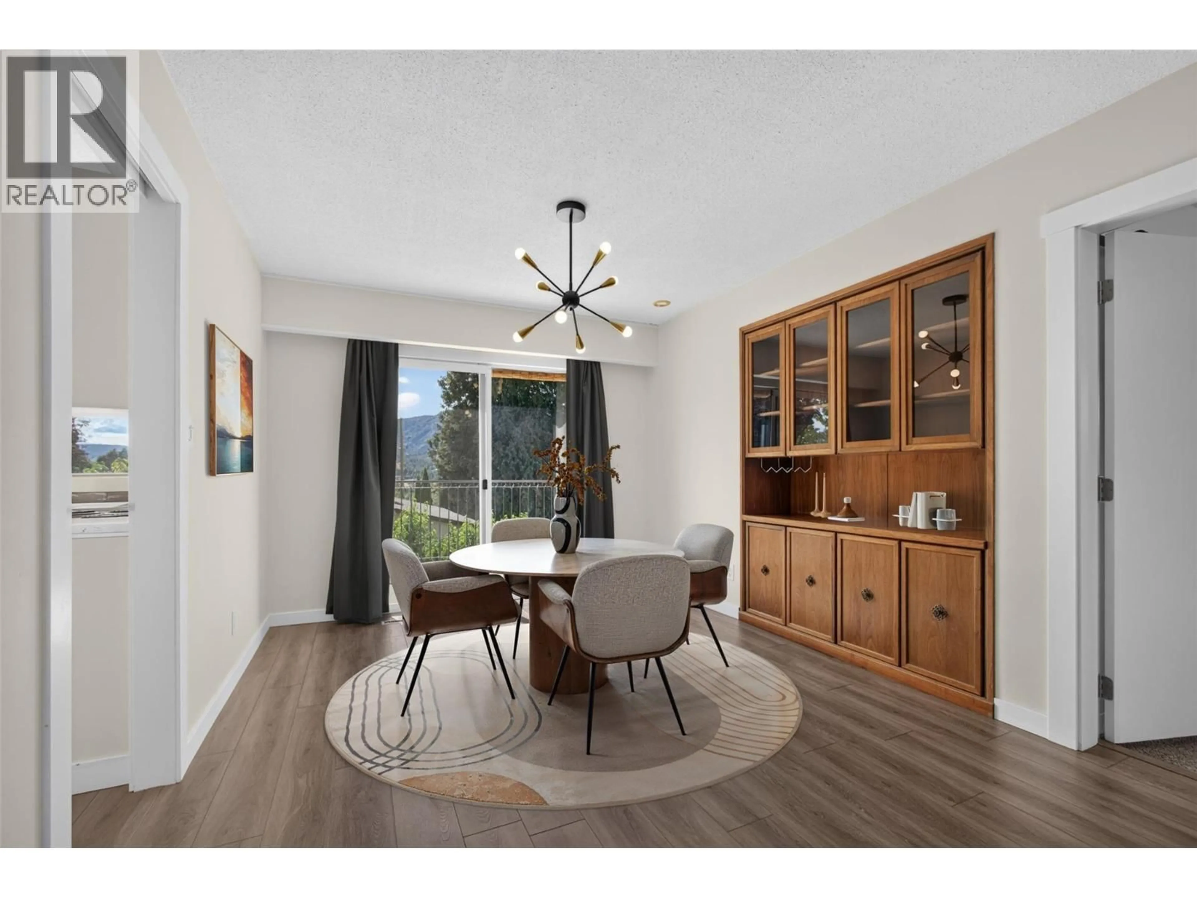 Dining room, wood/laminate floor for 2220 THACKER DRIVE, West Kelowna British Columbia V1Z1V4