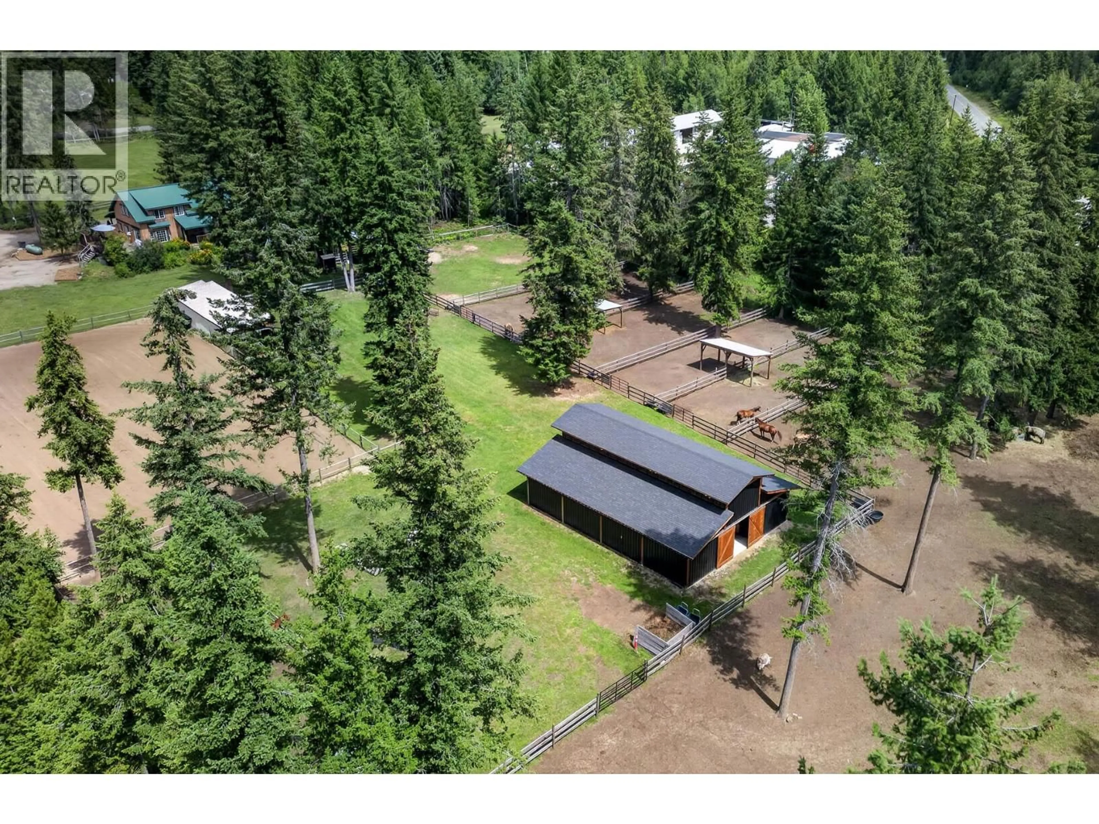 A pic from outside/outdoor area/front of a property/back of a property/a pic from drone, forest/trees view for 230 SUNSHINE VALLEY ROAD, Clearwater British Columbia V0E1N2