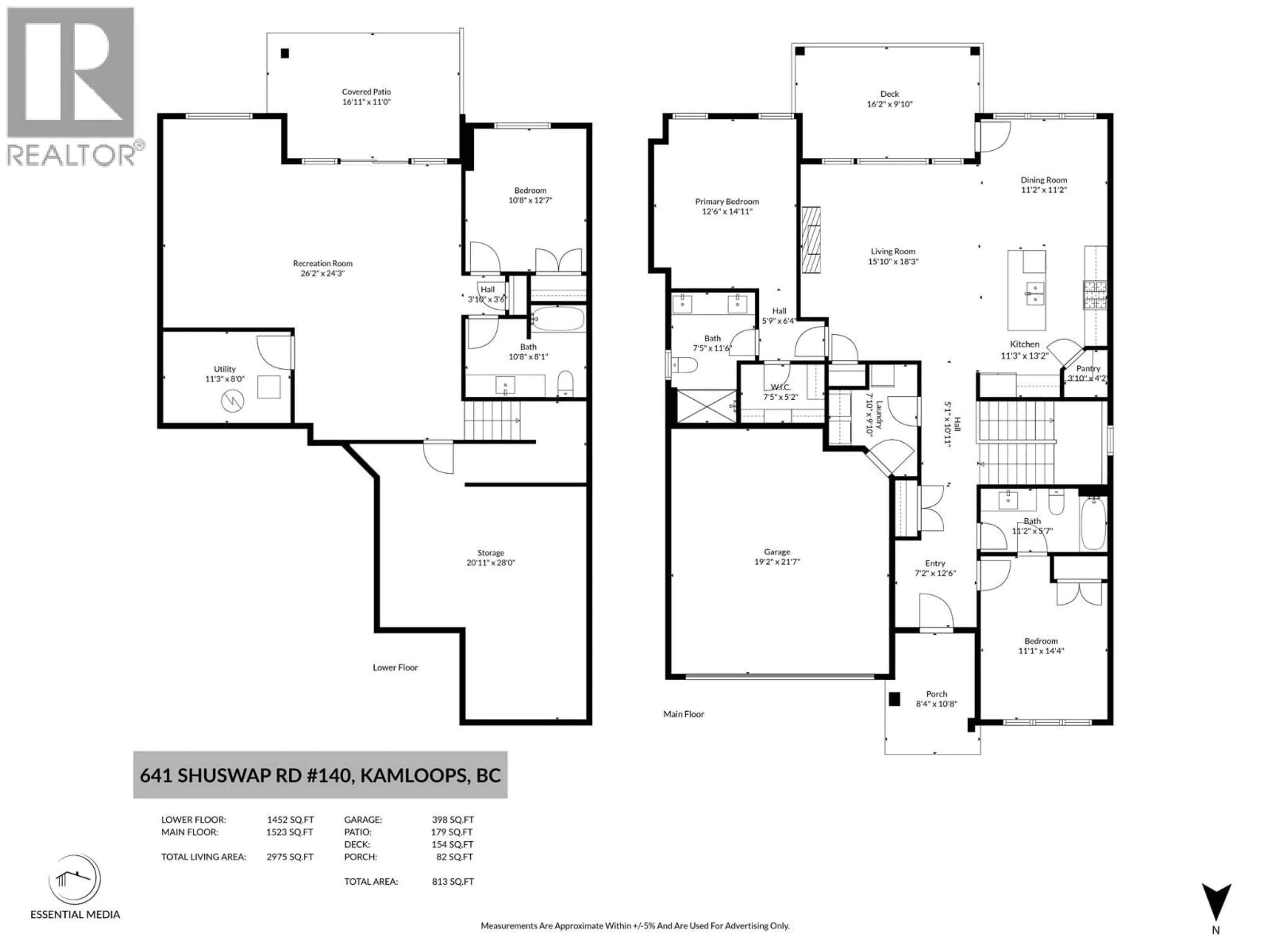 Floor plan for 140 - 641 SHUSWAP ROAD EAST, Kamloops British Columbia V2H0E2
