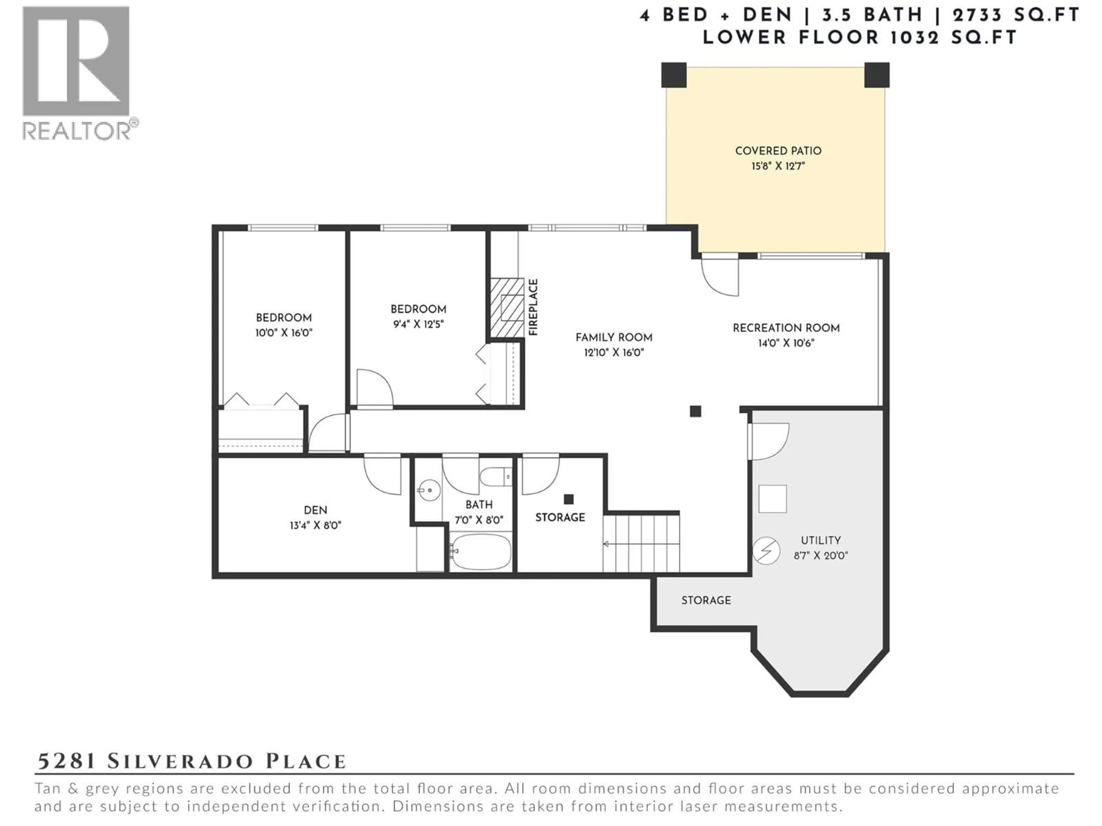 Floor plan for 5281 SILVERADO PLACE, Kelowna British Columbia V1X7X8