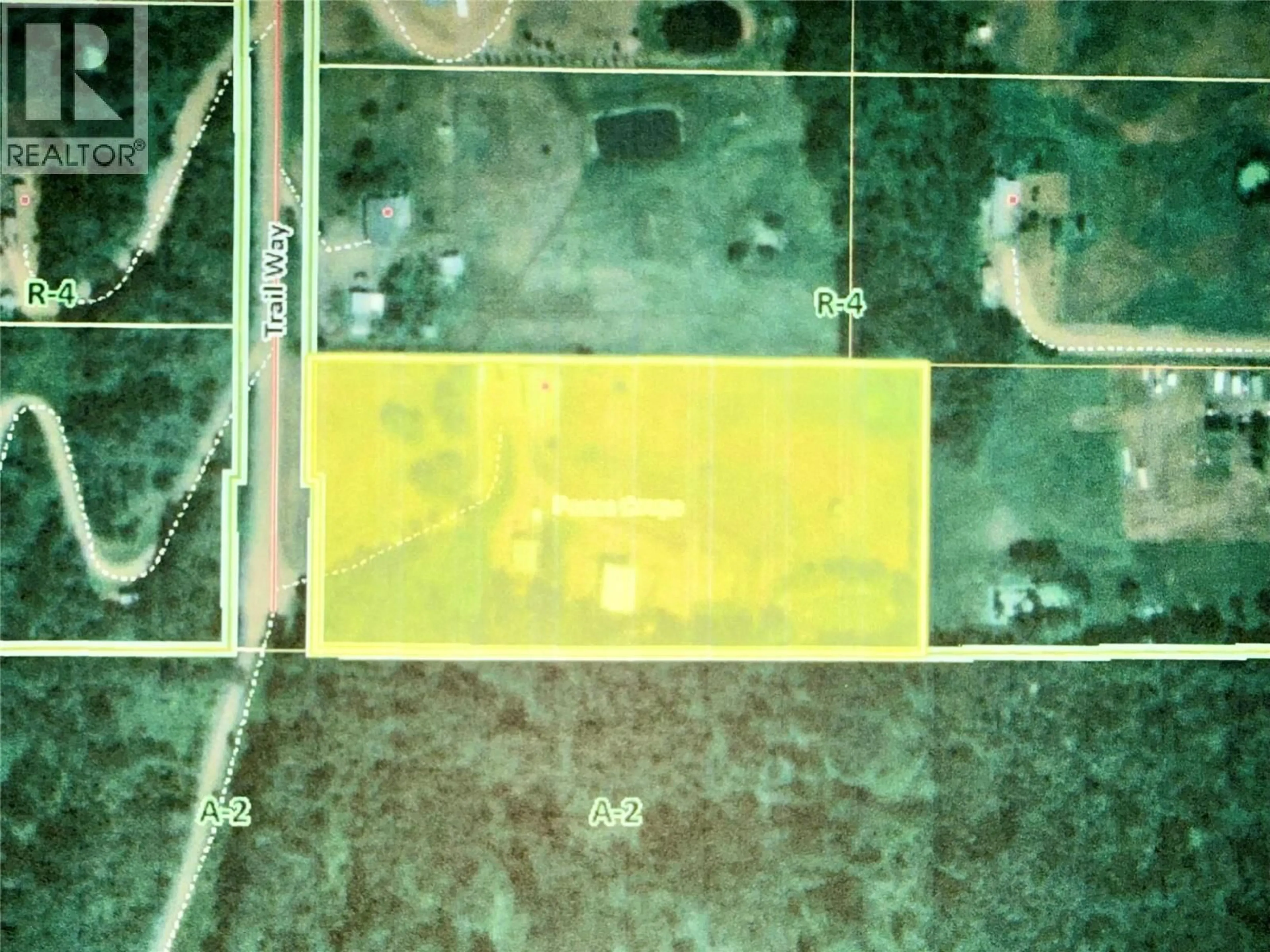 A pic from outside/outdoor area/front of a property/back of a property/a pic from drone, building for 13384 TRAIL WAY, Dawson Creek British Columbia V1G0H3