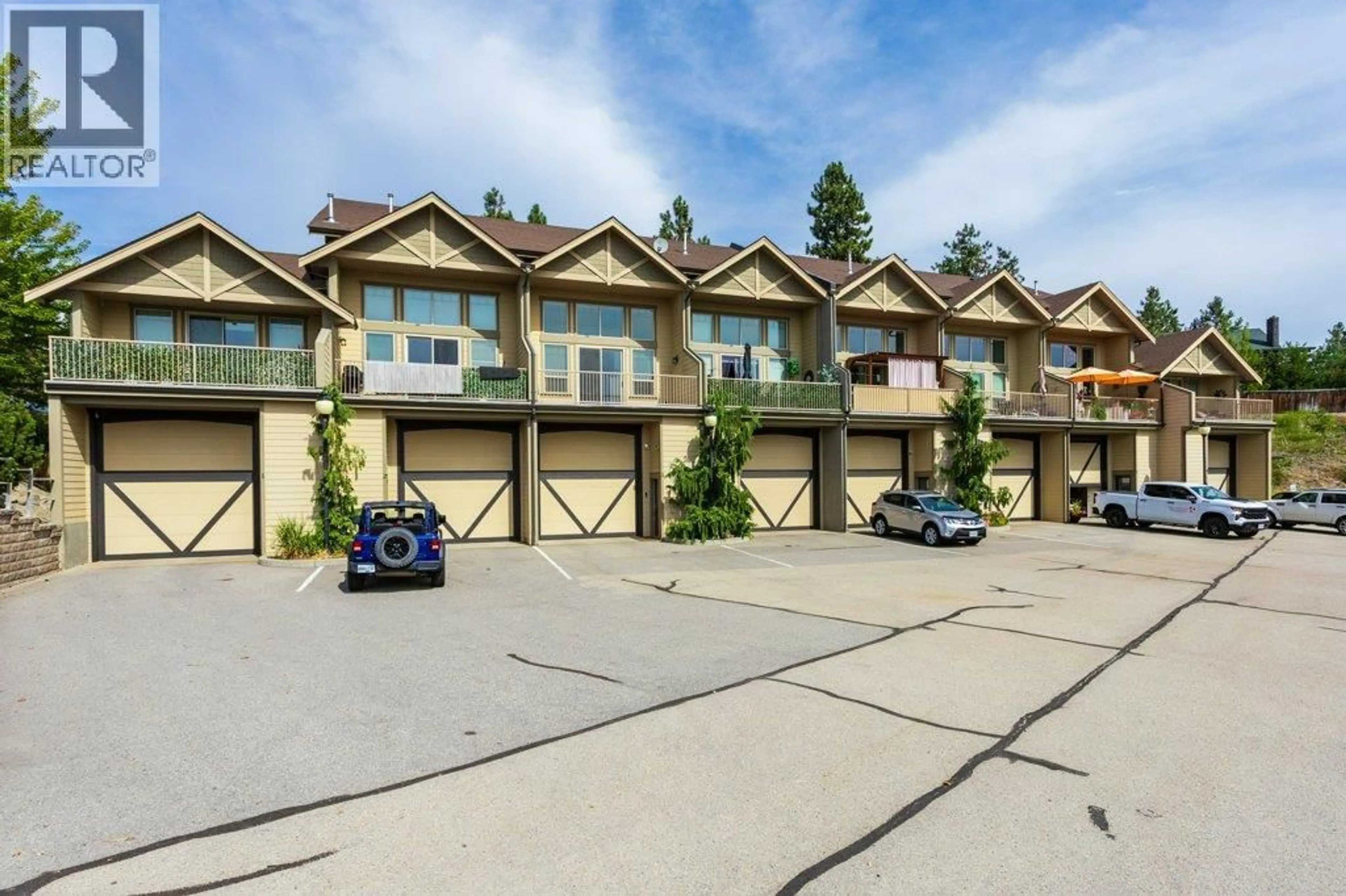 A pic from outside/outdoor area/front of a property/back of a property/a pic from drone, unknown for 3 - 3359 COUGAR ROAD, Westbank British Columbia V4T3G1