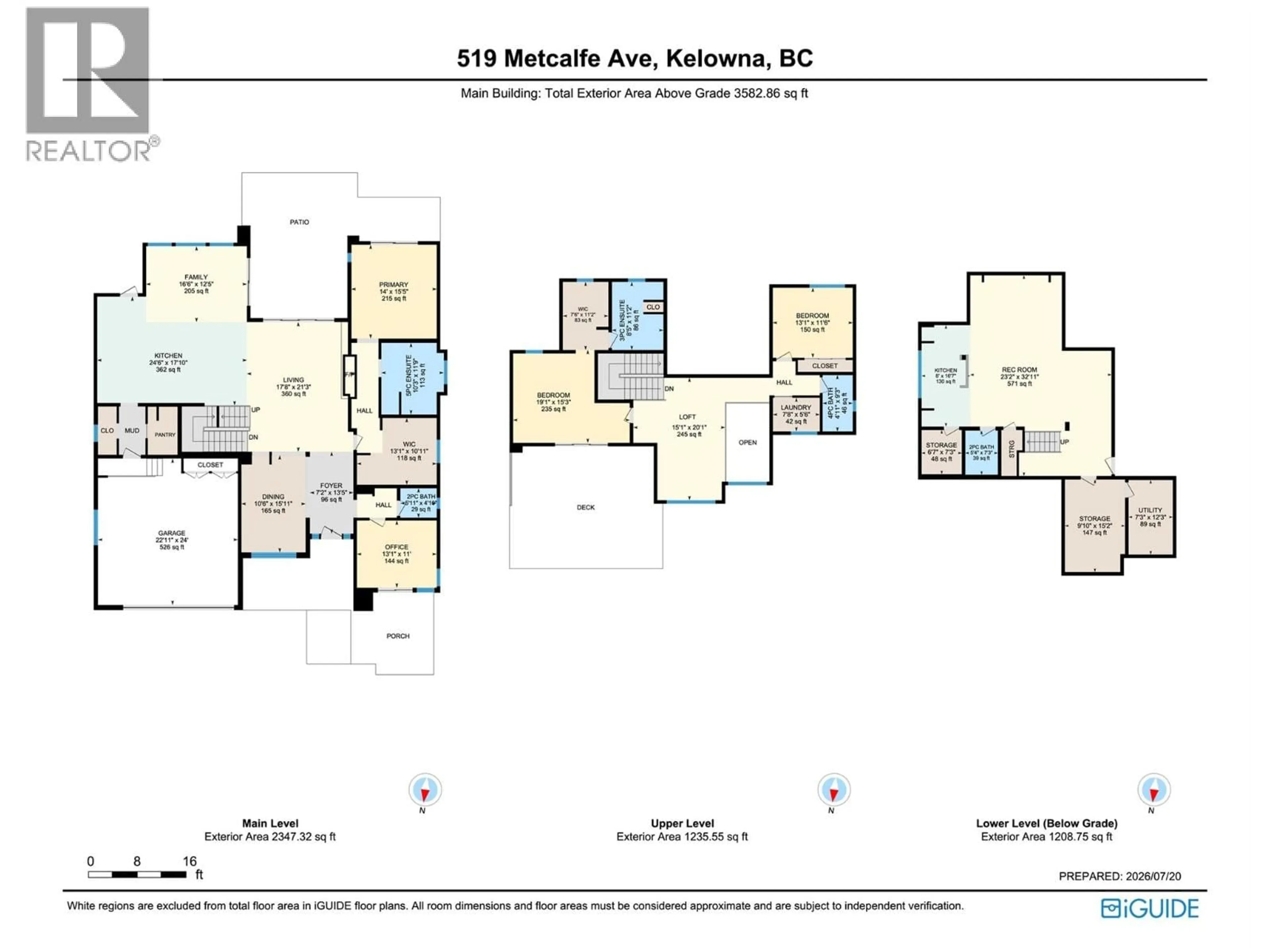Floor plan for 519 METCALFE AVENUE, Kelowna British Columbia V1W4W5