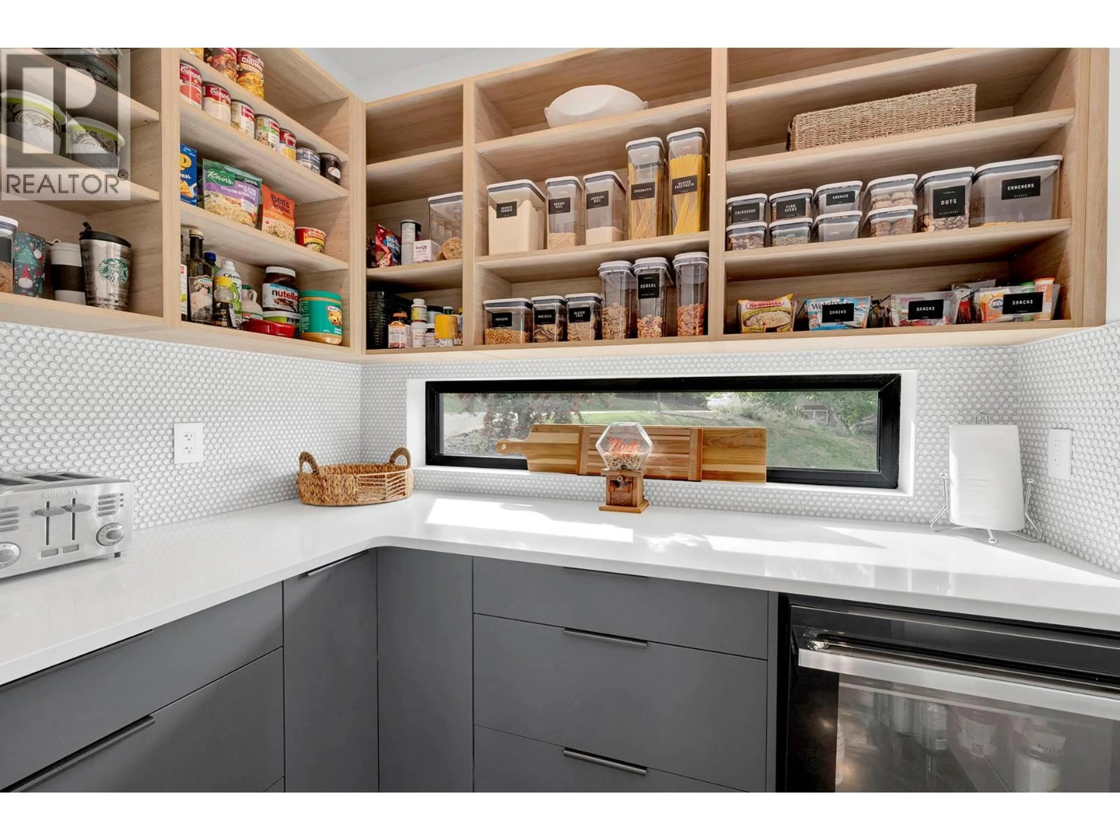 Contemporary kitchen, ceramic/tile floor for 887 FERNIE ROAD, Kamloops British Columbia V2C1B4